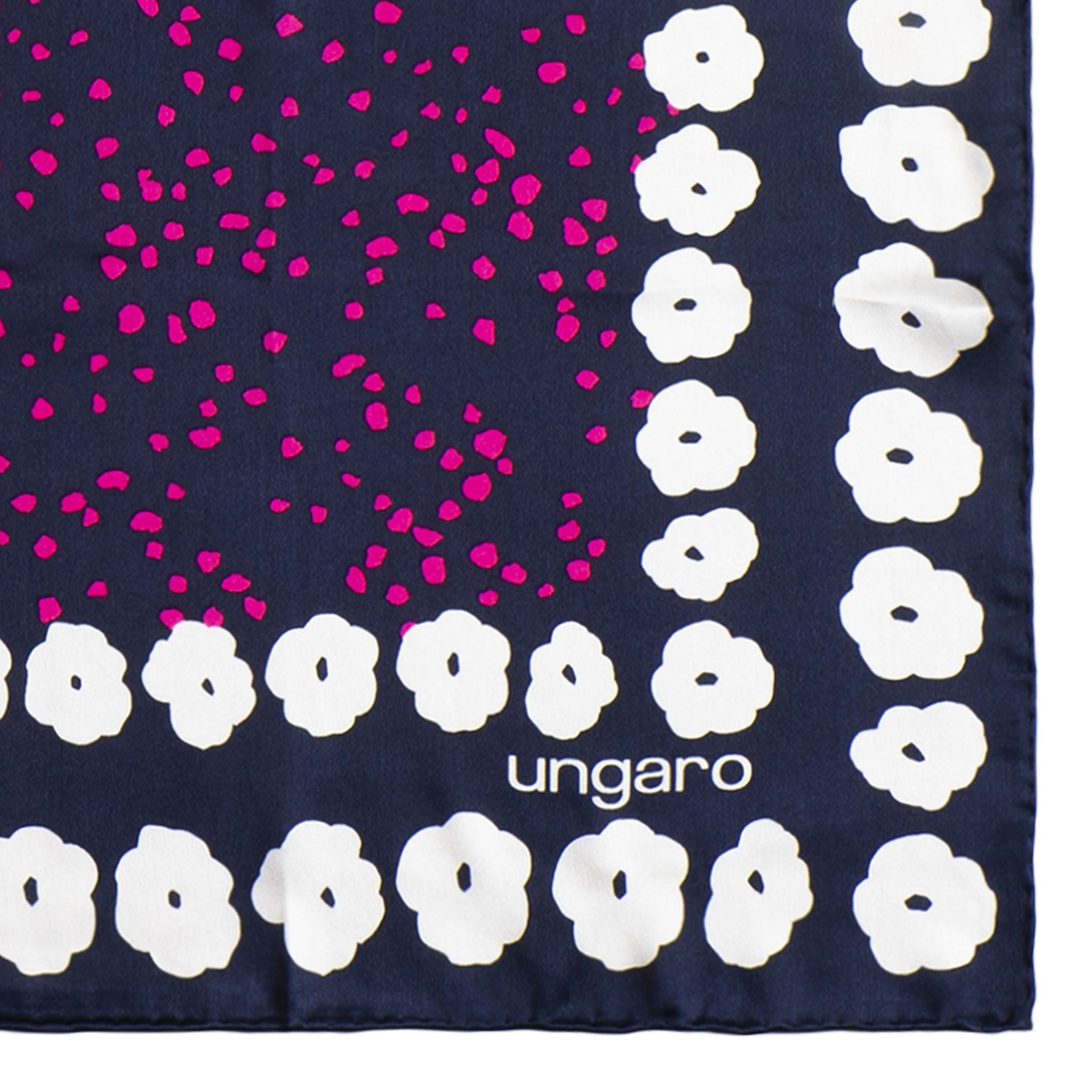 Silk Scarf Giada Navy