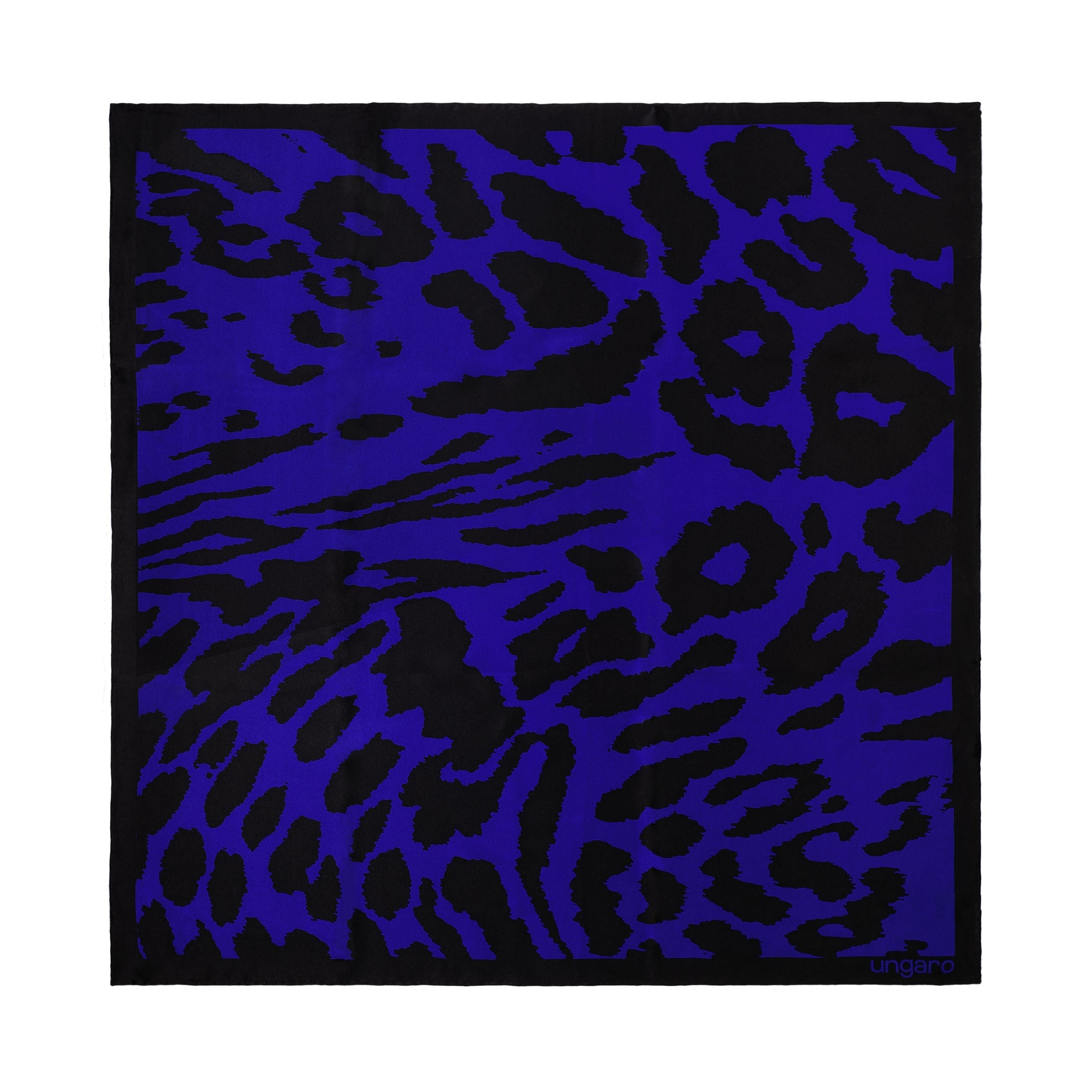 Silk Scarf Lina White & Black