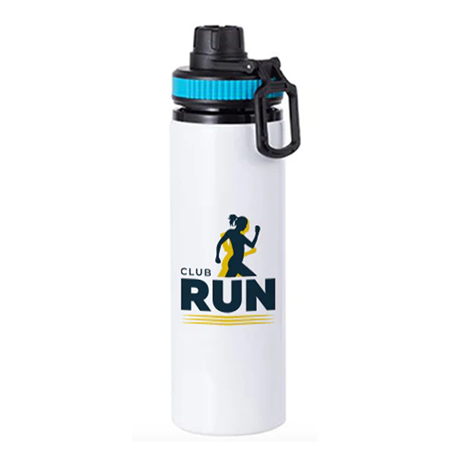 850ml Aluminium Proventurer Water Bottle with Coloured Lid