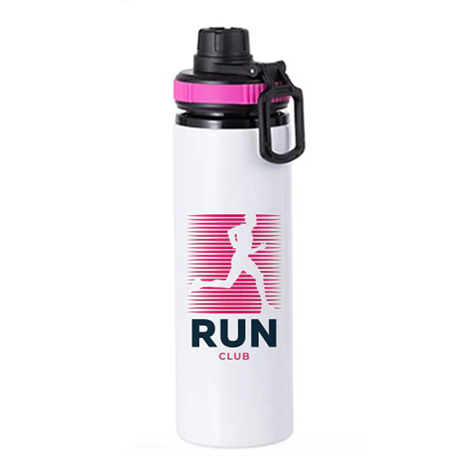 850ml Aluminium Proventurer Water Bottle with Coloured Lid
