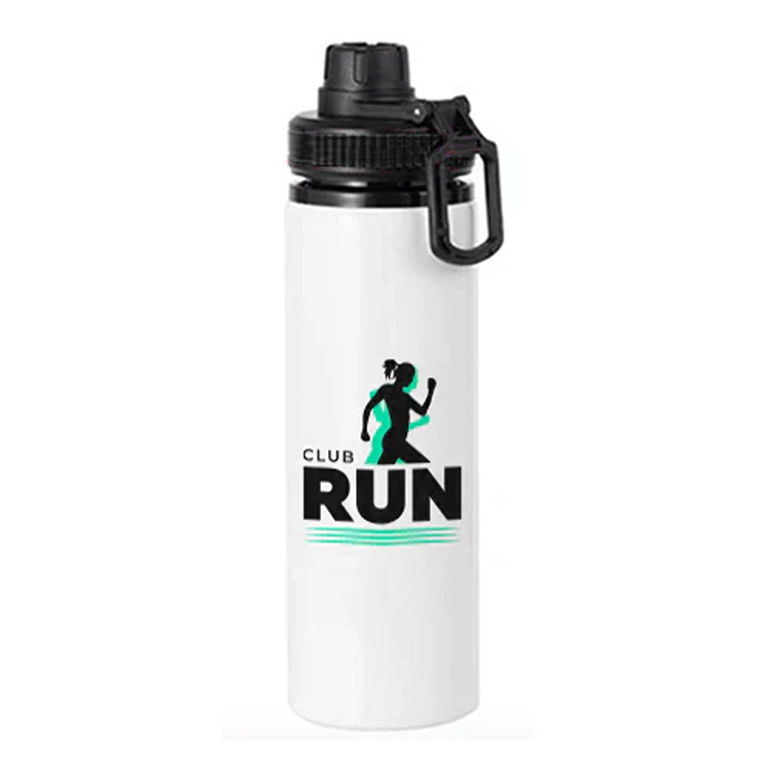 850ml Aluminium Proventurer Water Bottle with Coloured Lid