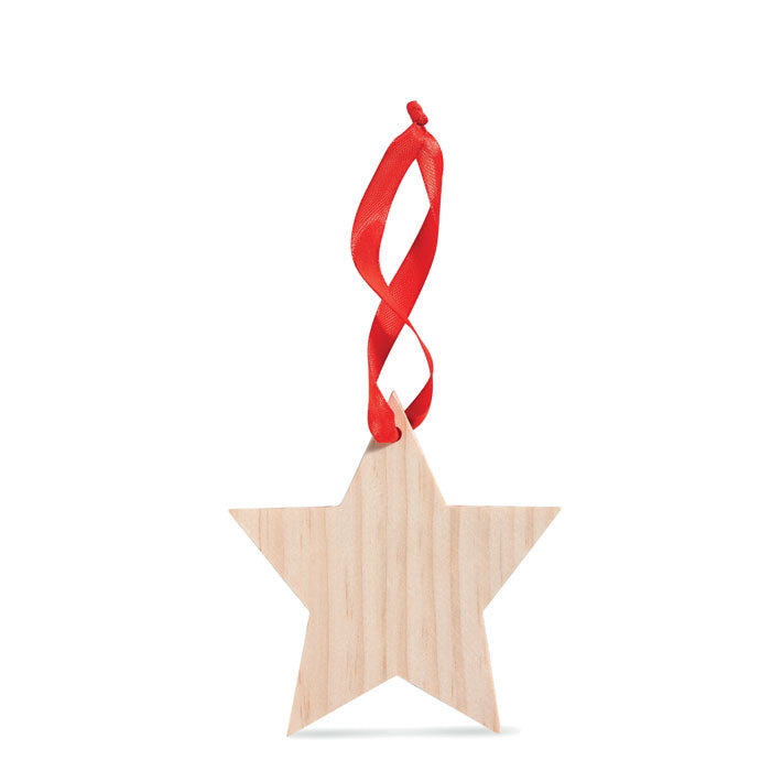 Star Shaped Wooden Christmas Decoration
