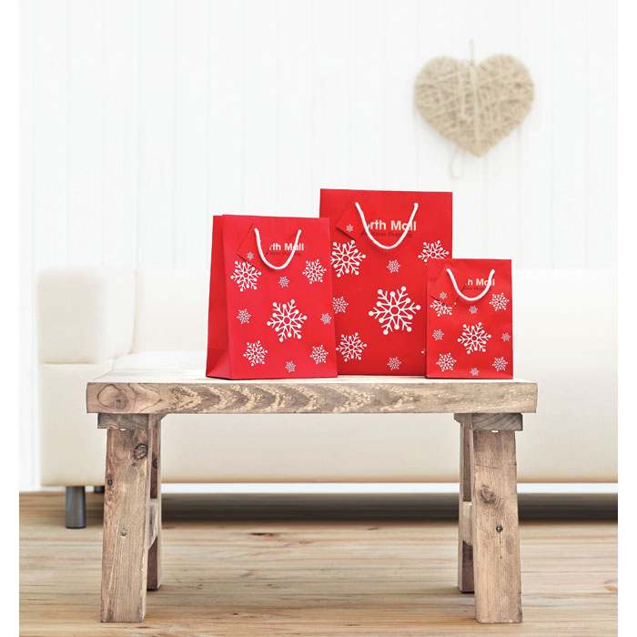 Christmas Themed Paper Gift Bag