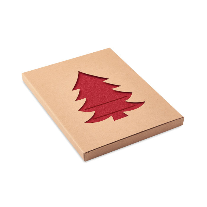 Felt Christmas Tree Cutlery Holder Set