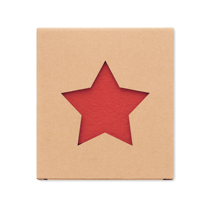 Star Shaped Felt Coaster Set