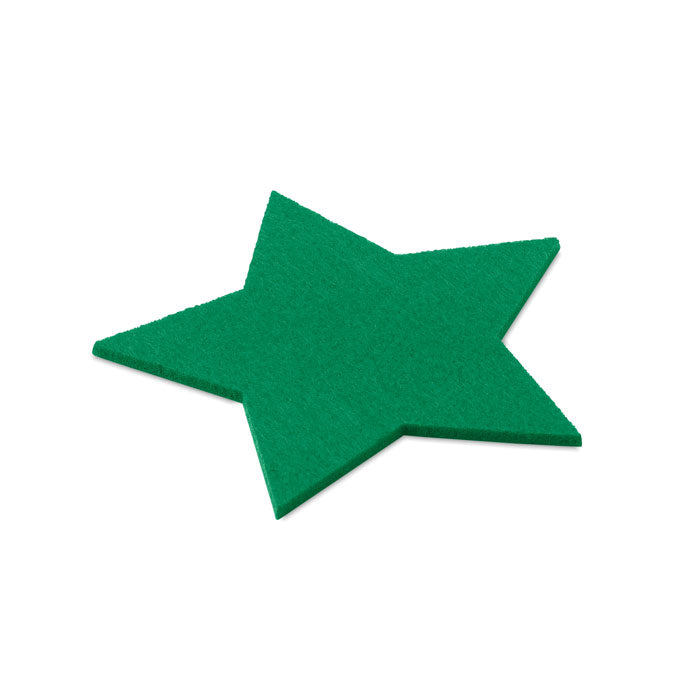 Star Shaped Felt Coaster Set