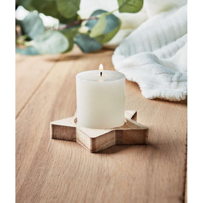 Vanilla Scented Candle on Star Base