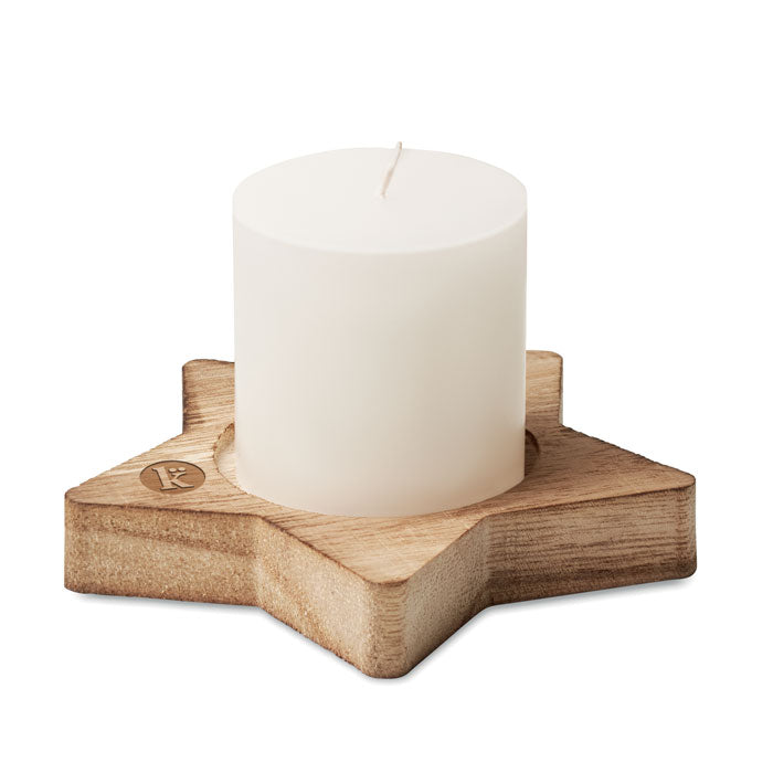 Vanilla Scented Candle on Star Base