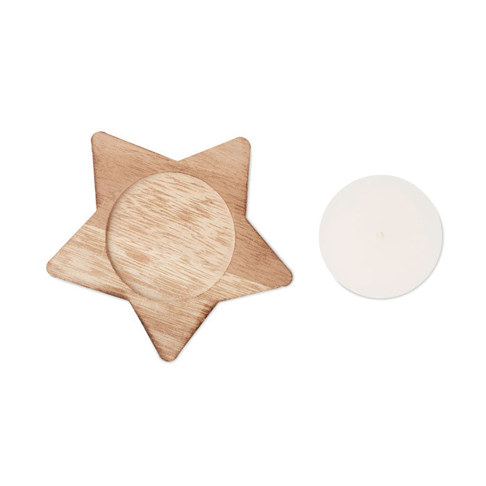 Vanilla Scented Candle on Star Base