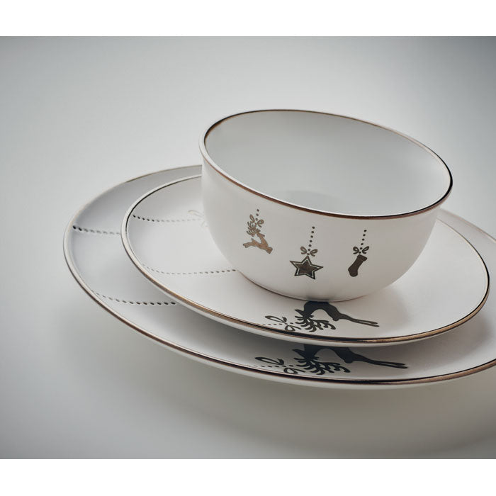 Festive Ceramic Dinnerware Set