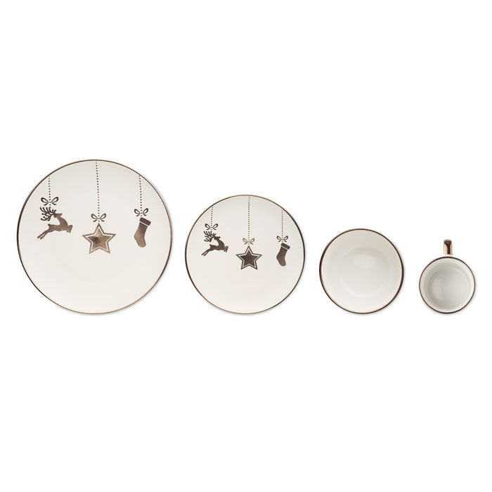 Festive Ceramic Dinnerware Set