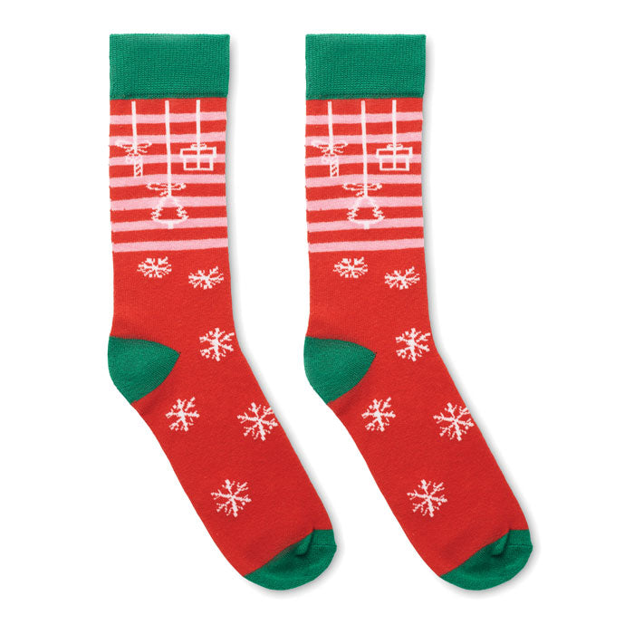 Pair of Large Christmas Socks