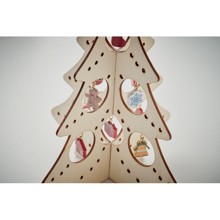 Wooden Christmas Tree Decoration