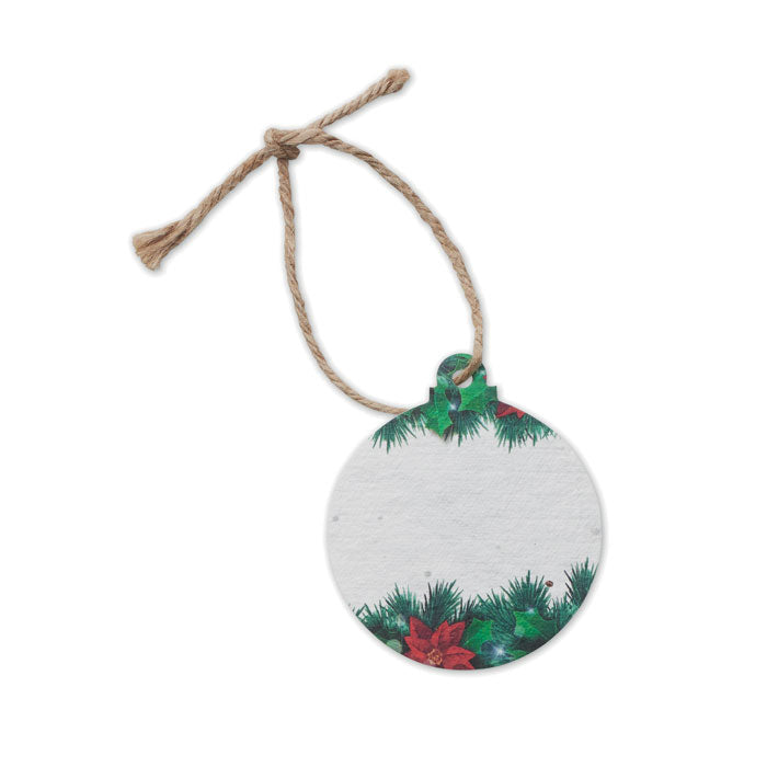 Seed Paper Christmas Ornament
