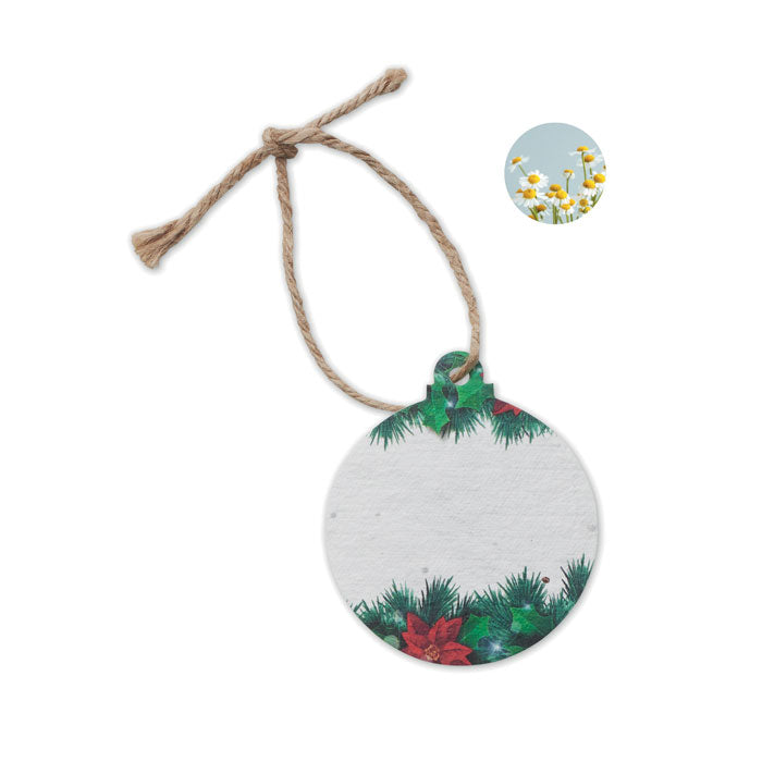 Seed Paper Christmas Ornament