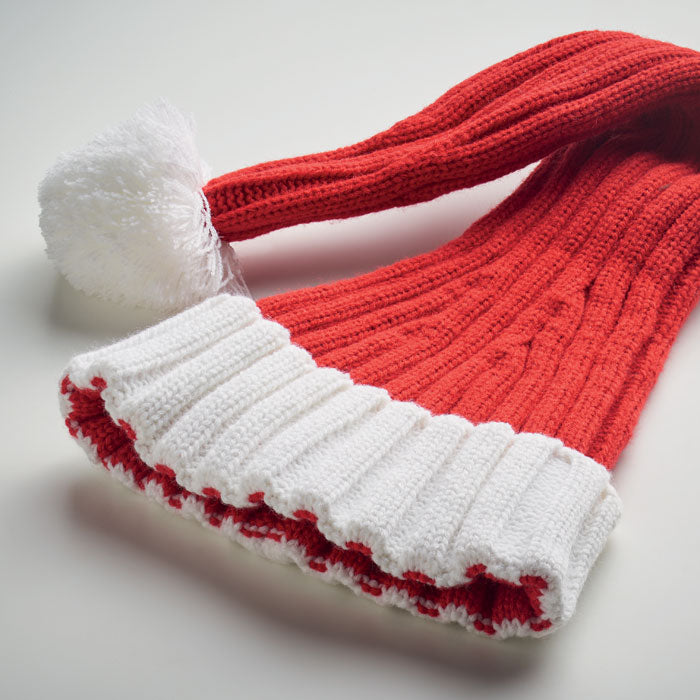 Long Knitted Christmas Beanie