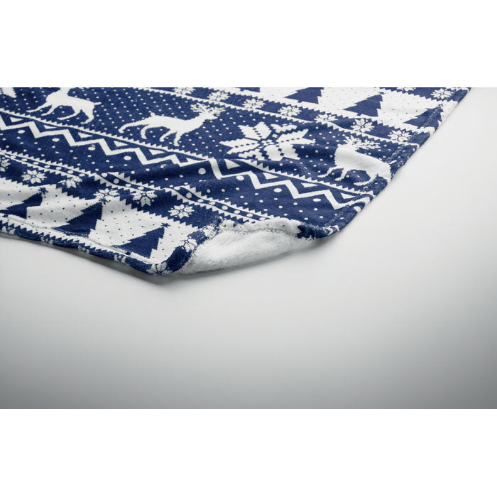 Fleece Blanket with Winter Pattern
