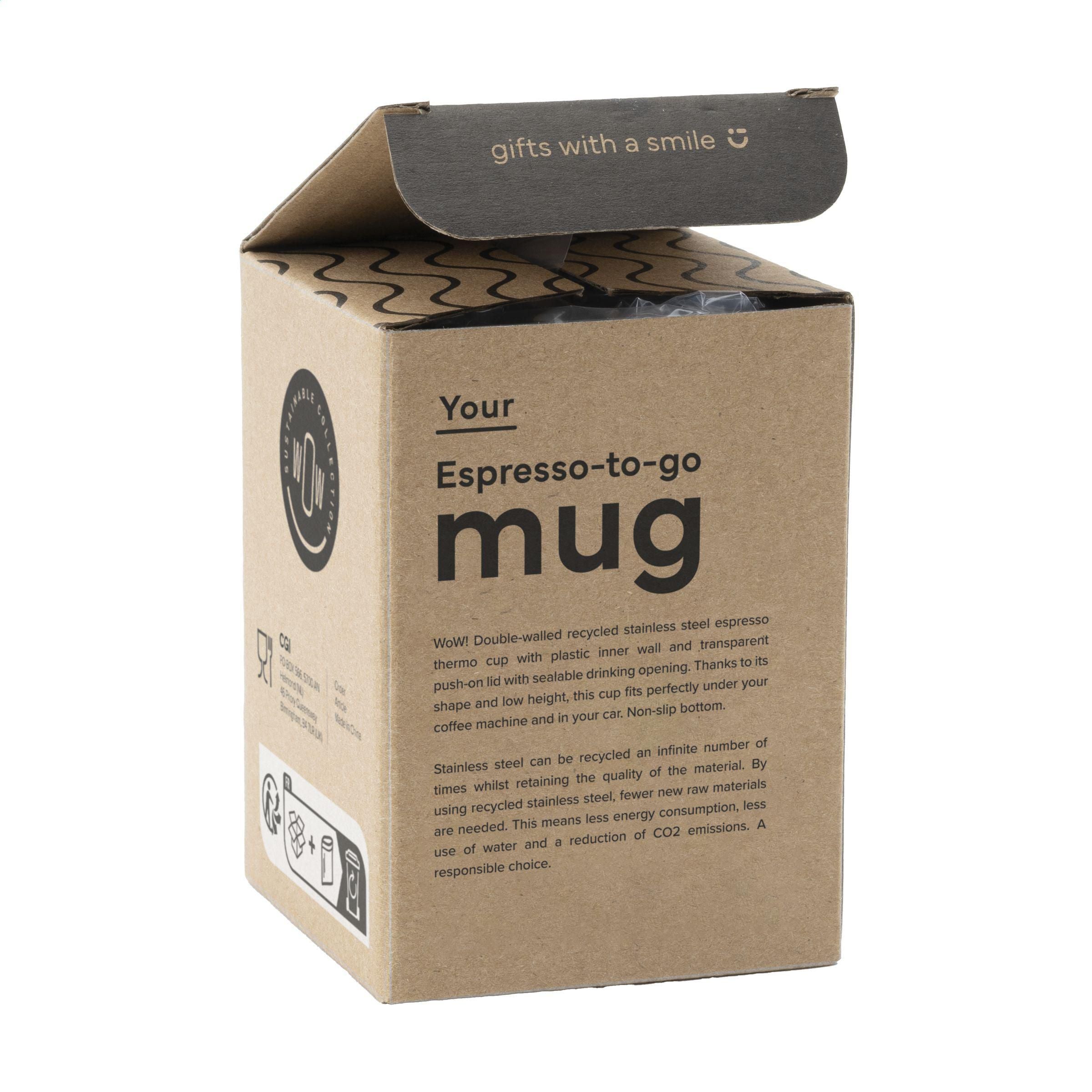 Espresso-To-Go Mug Rcs Recycled Steel 170 Ml