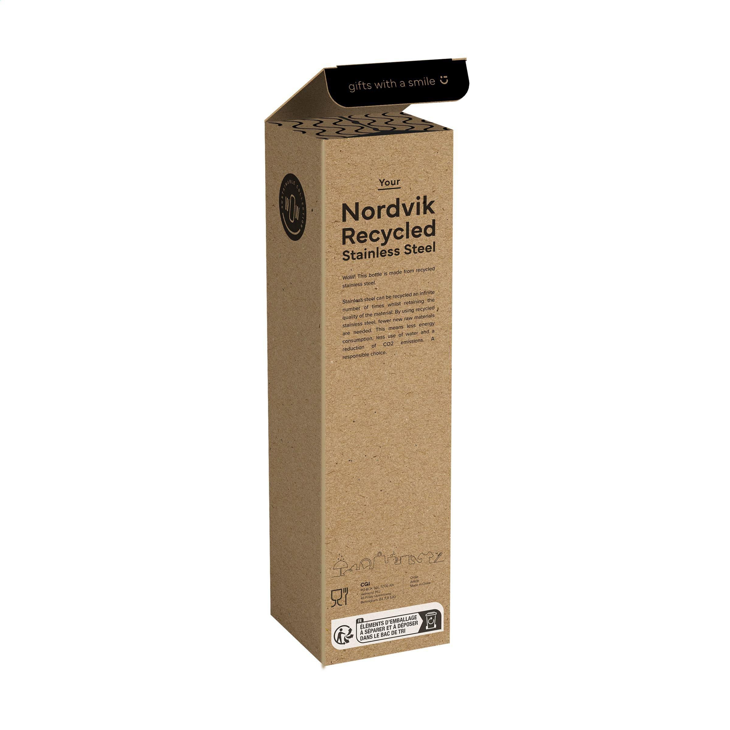Nordvik Rcs Recycled Steel 750 Ml Drinking Bottle