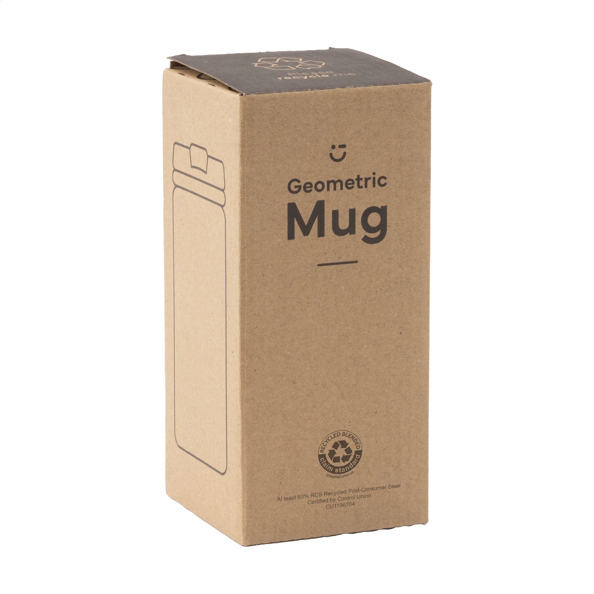 Geometric Mug Rcs Recycled Steel 280 Ml Thermo Cup