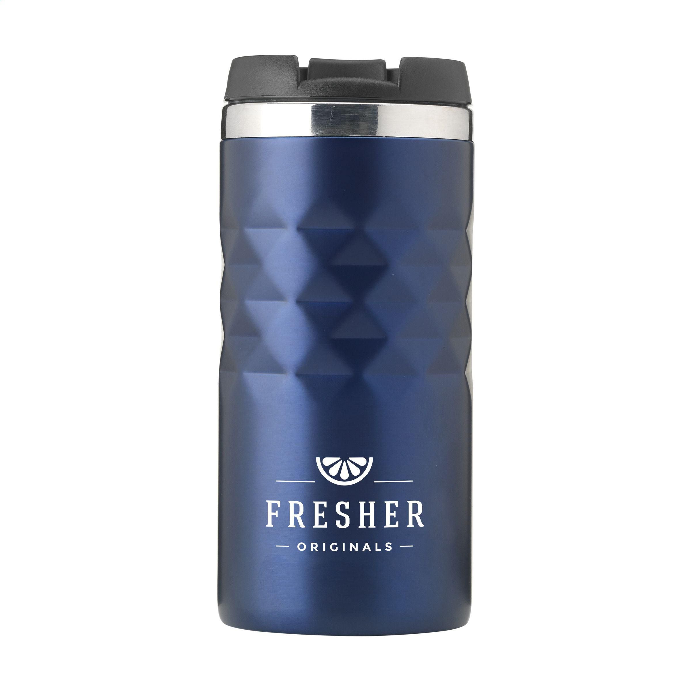 Geometric Mug Rcs Recycled Steel 280 Ml Thermo Cup