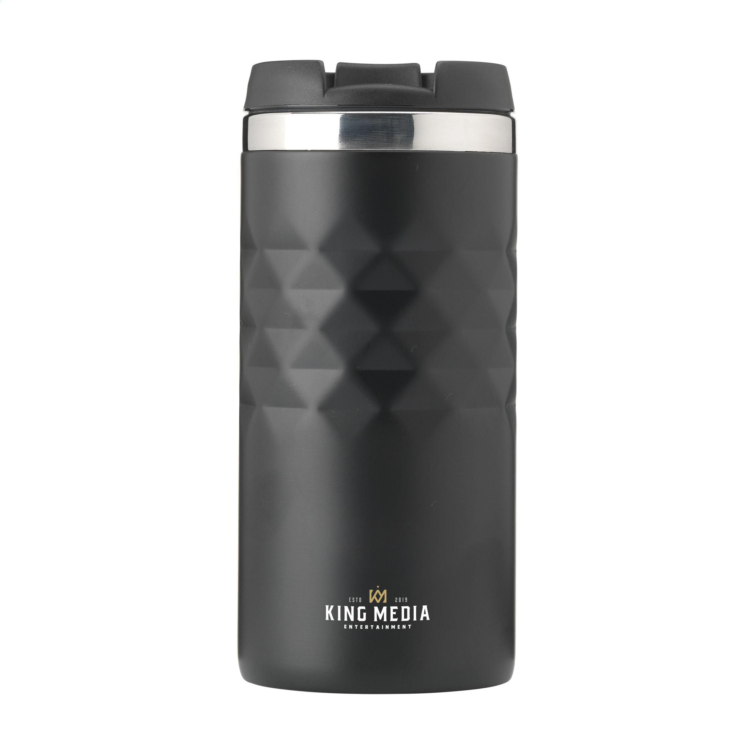 Geometric Mug Rcs Recycled Steel 280 Ml Thermo Cup