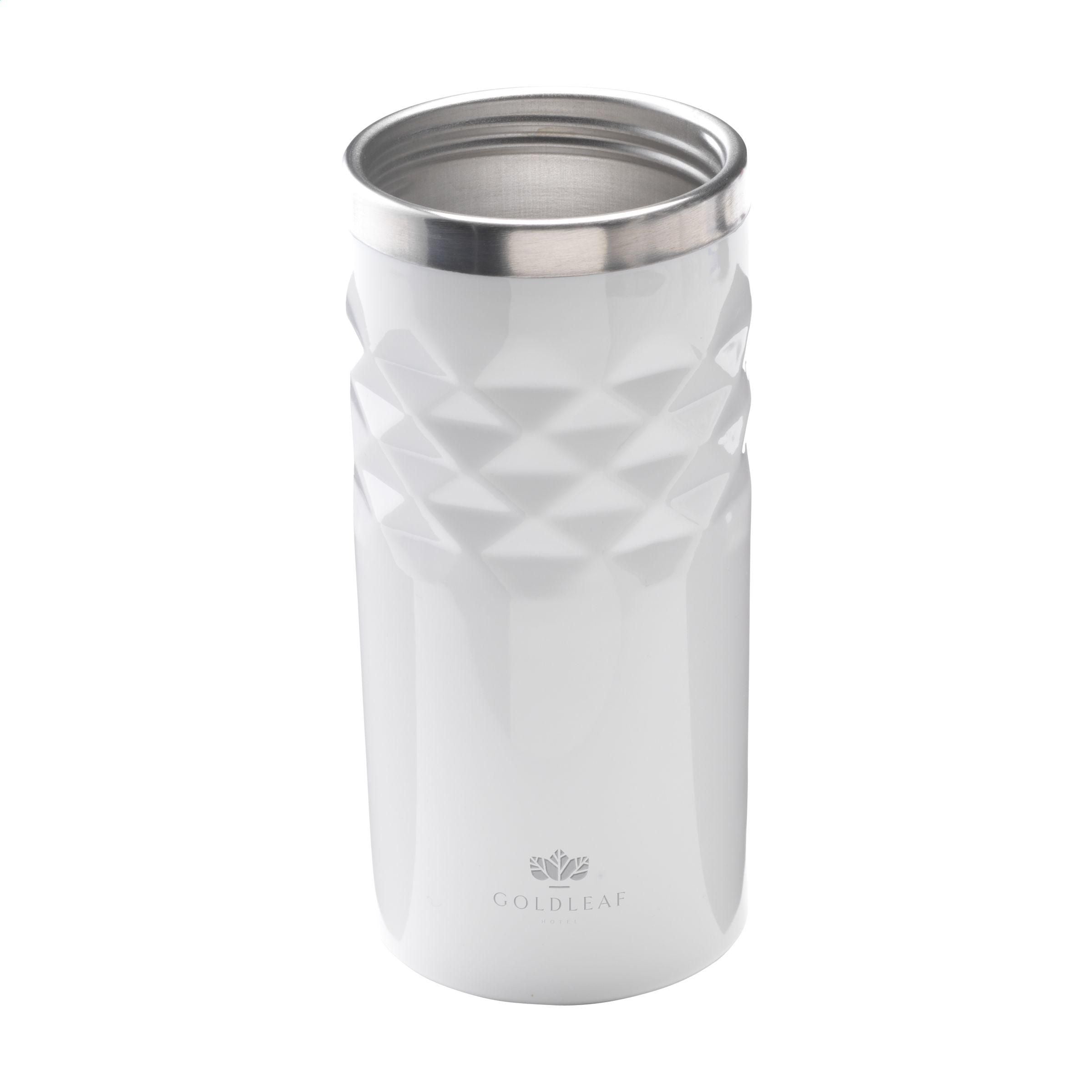 Geometric Mug Rcs Recycled Steel 280 Ml Thermo Cup