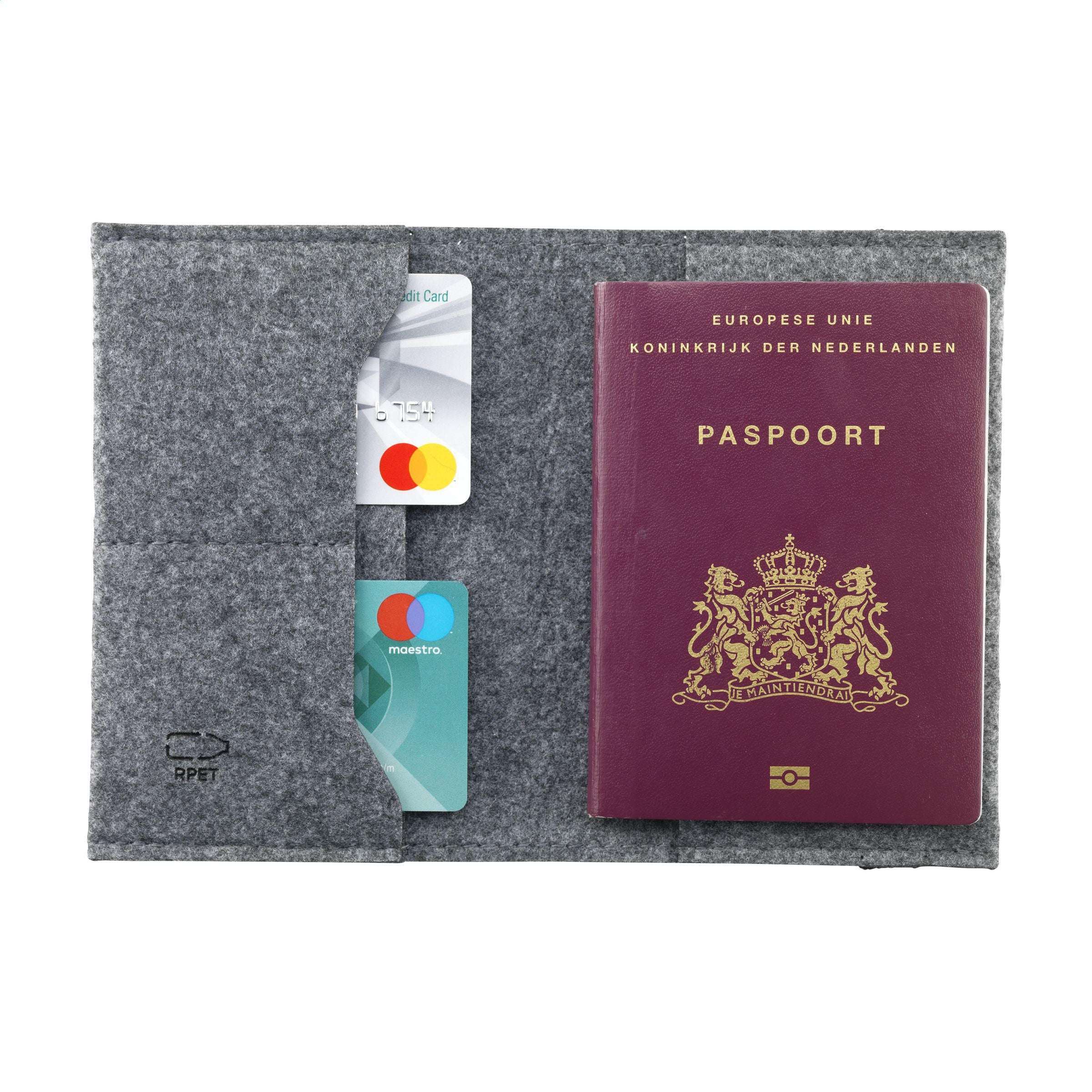 Identify Grs Rpet Felt Passport Holder