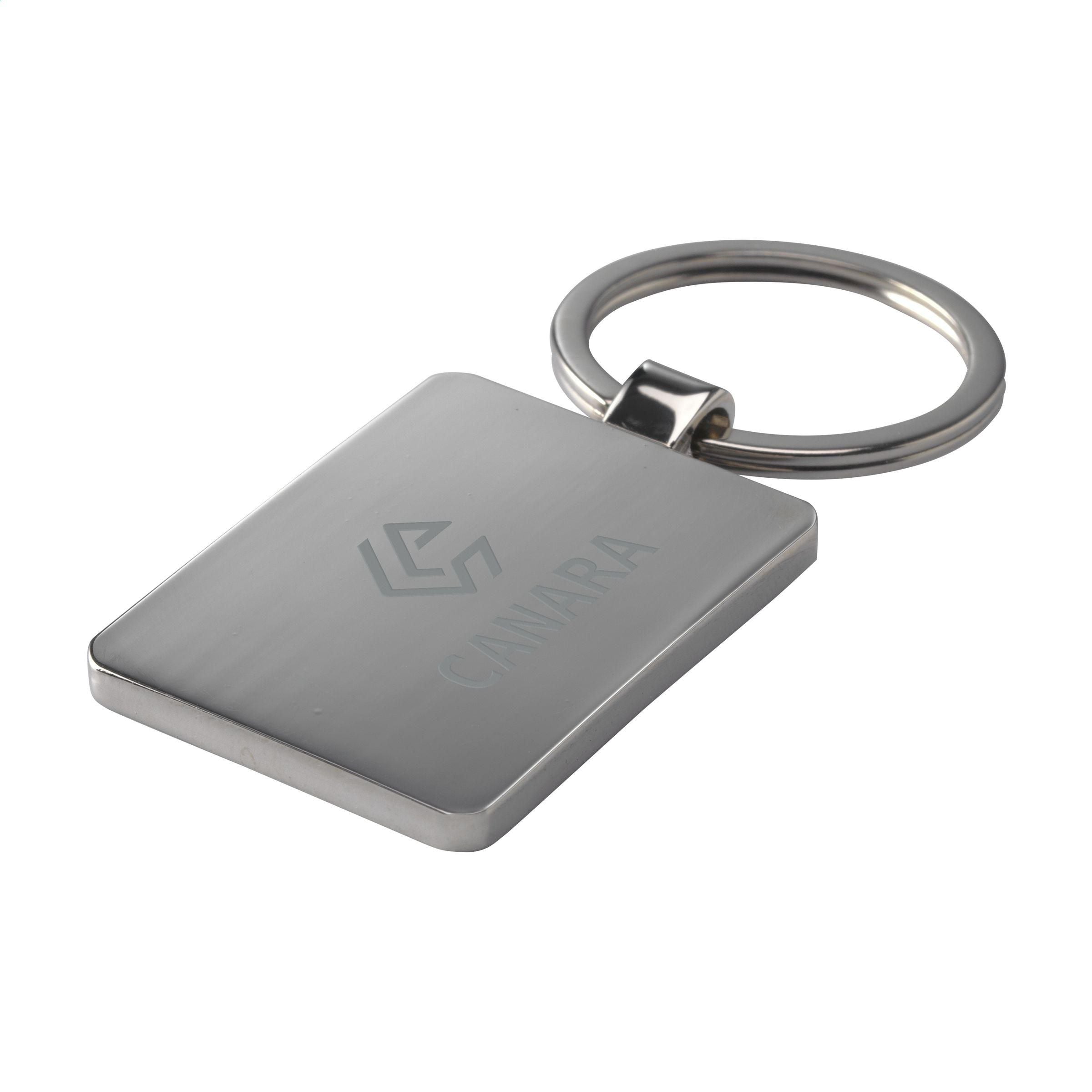 Bamboo Key Rectangle Keyring
