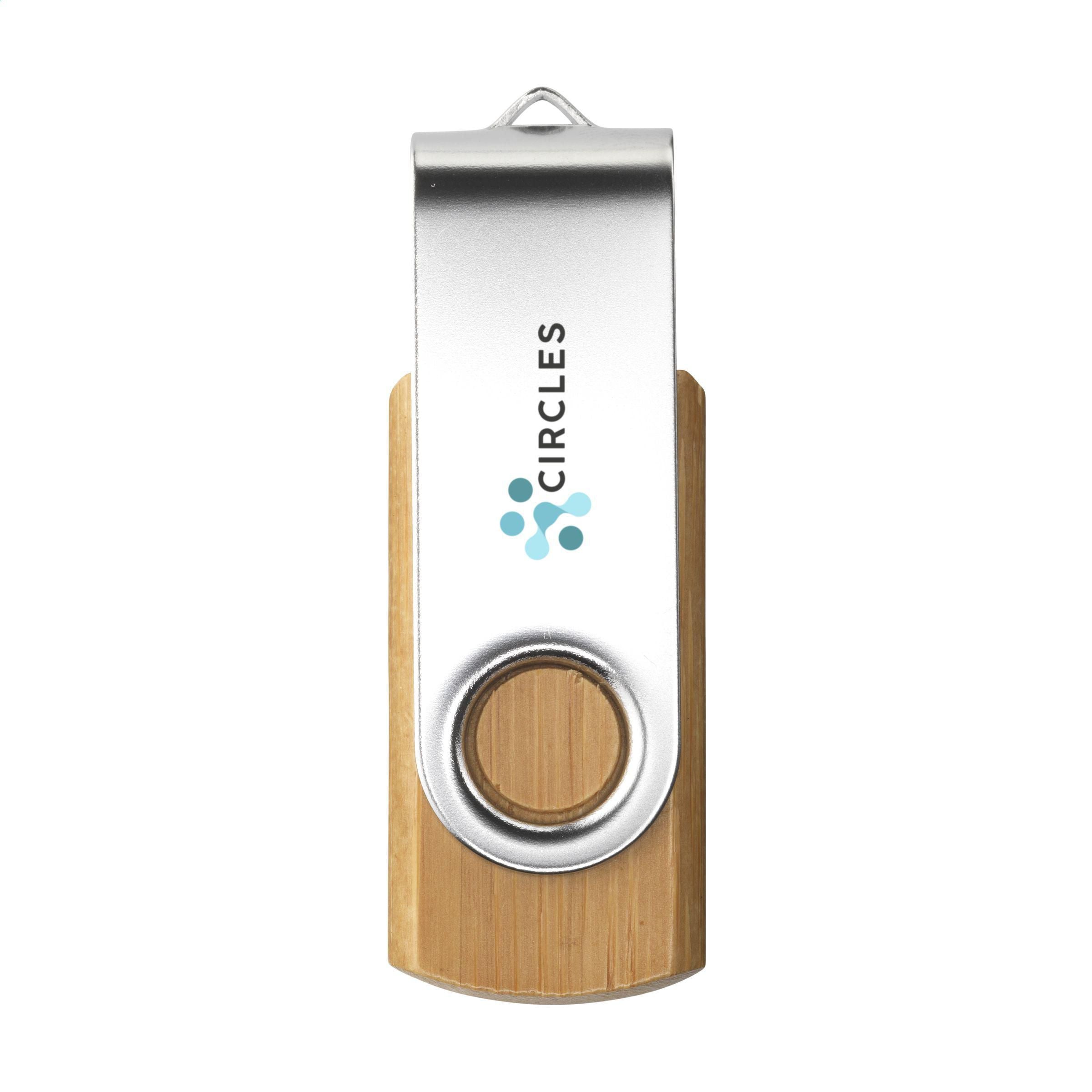 Usb Twist Bamboo From Stock 16 Gb