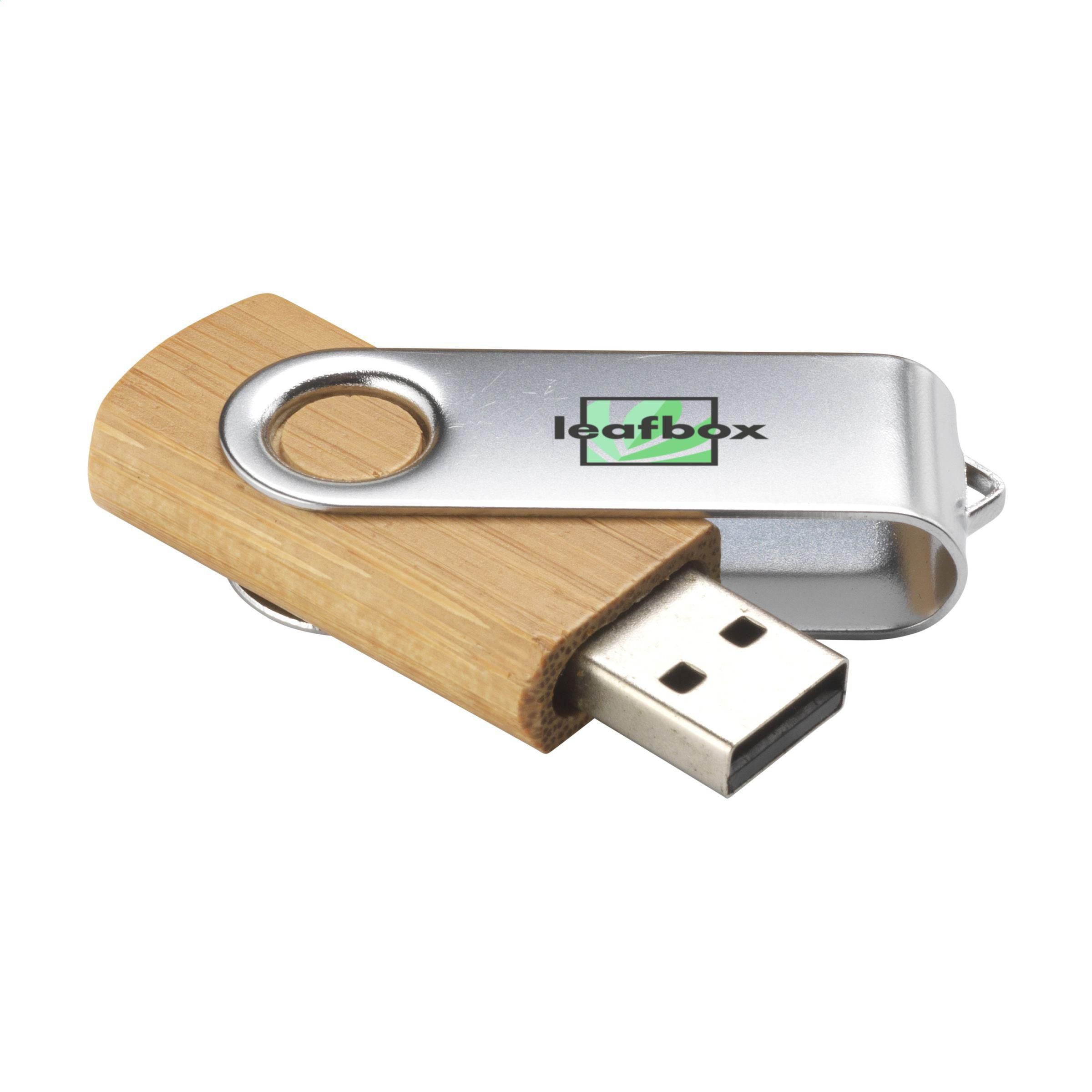 Usb Twist Bamboo From Stock 16 Gb