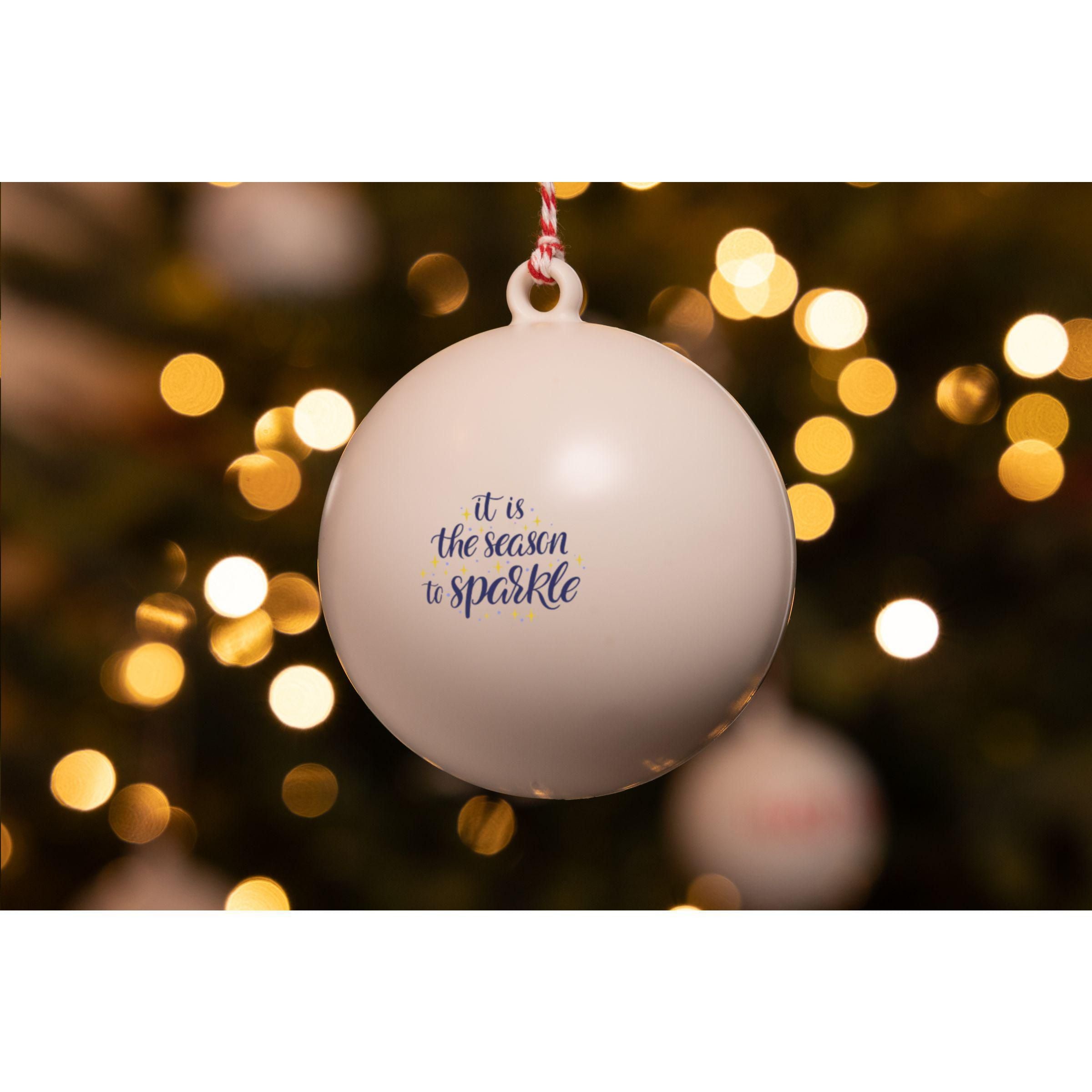 Christmas Bauble Ø 7 Cm Recycled Pp - Made In Europe