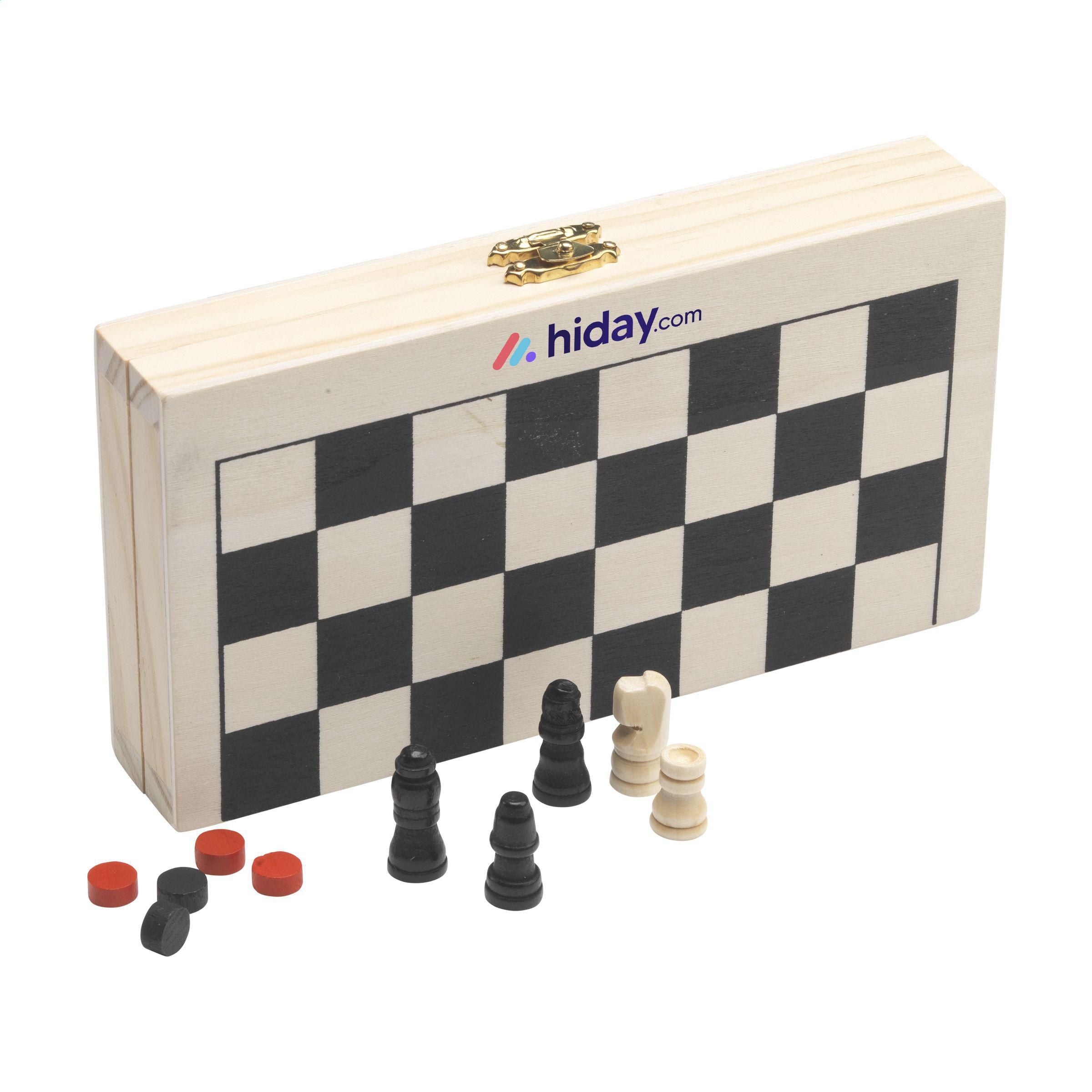 Checkmate Game Box 3-In-1
