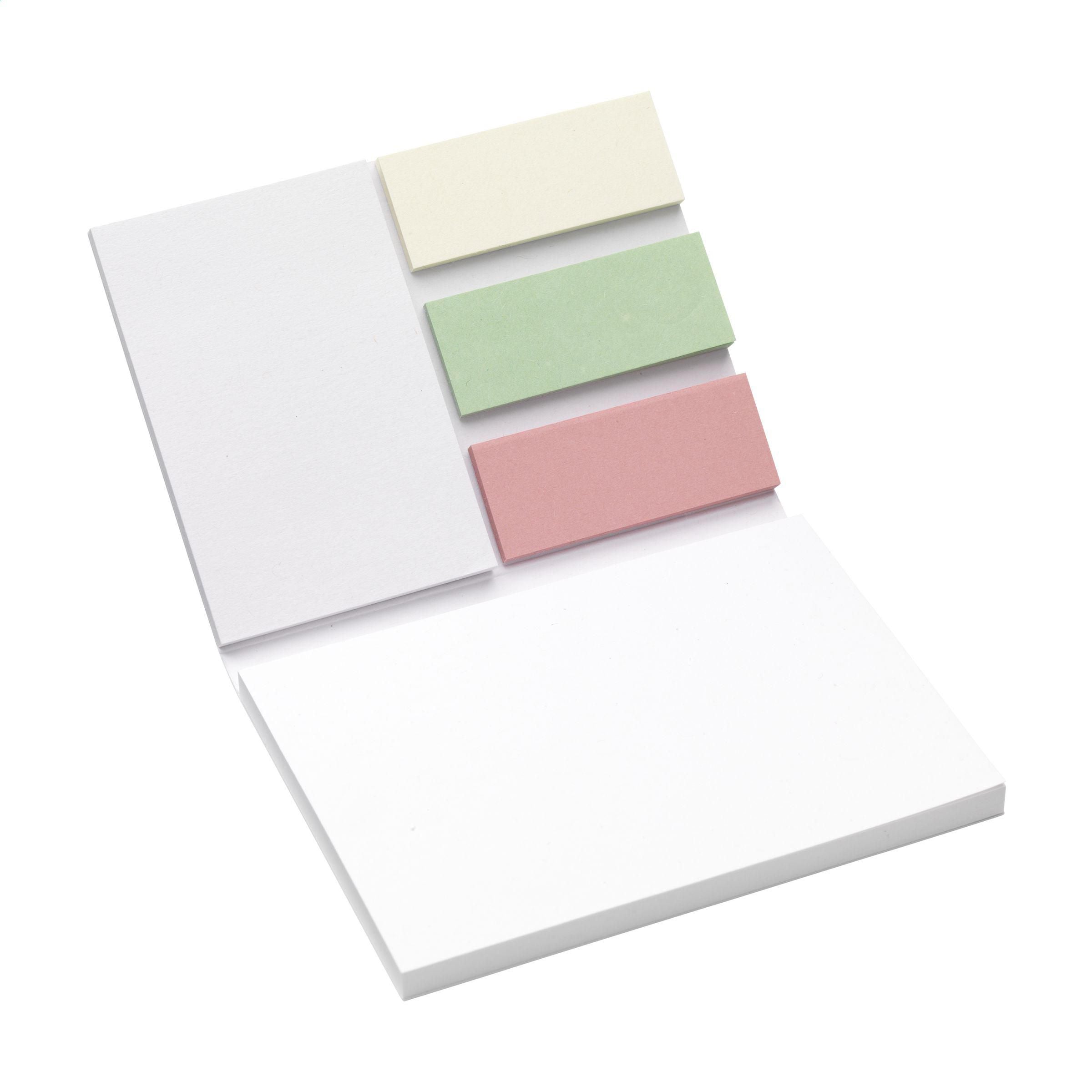 Memo Sticky Notes And Markers Recycled Paper Memo Pad