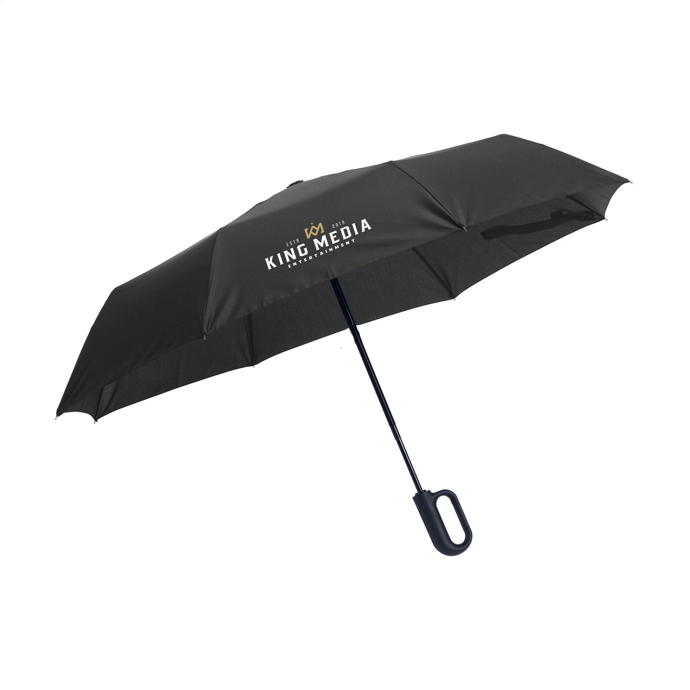 Carabiner Rcs Rpet Foldable Umbrella 21 Inch