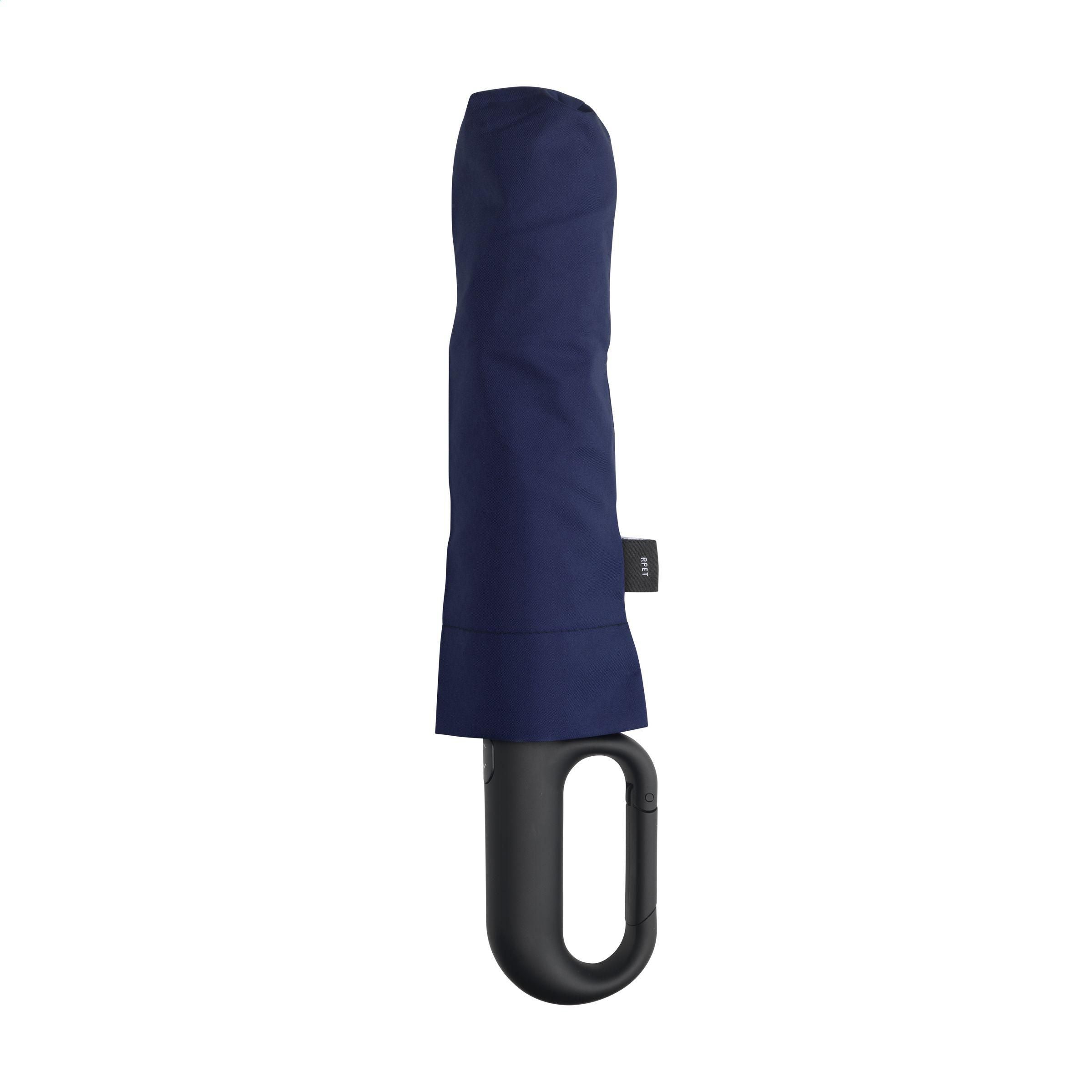 Carabiner Rcs Rpet Foldable Umbrella 21 Inch