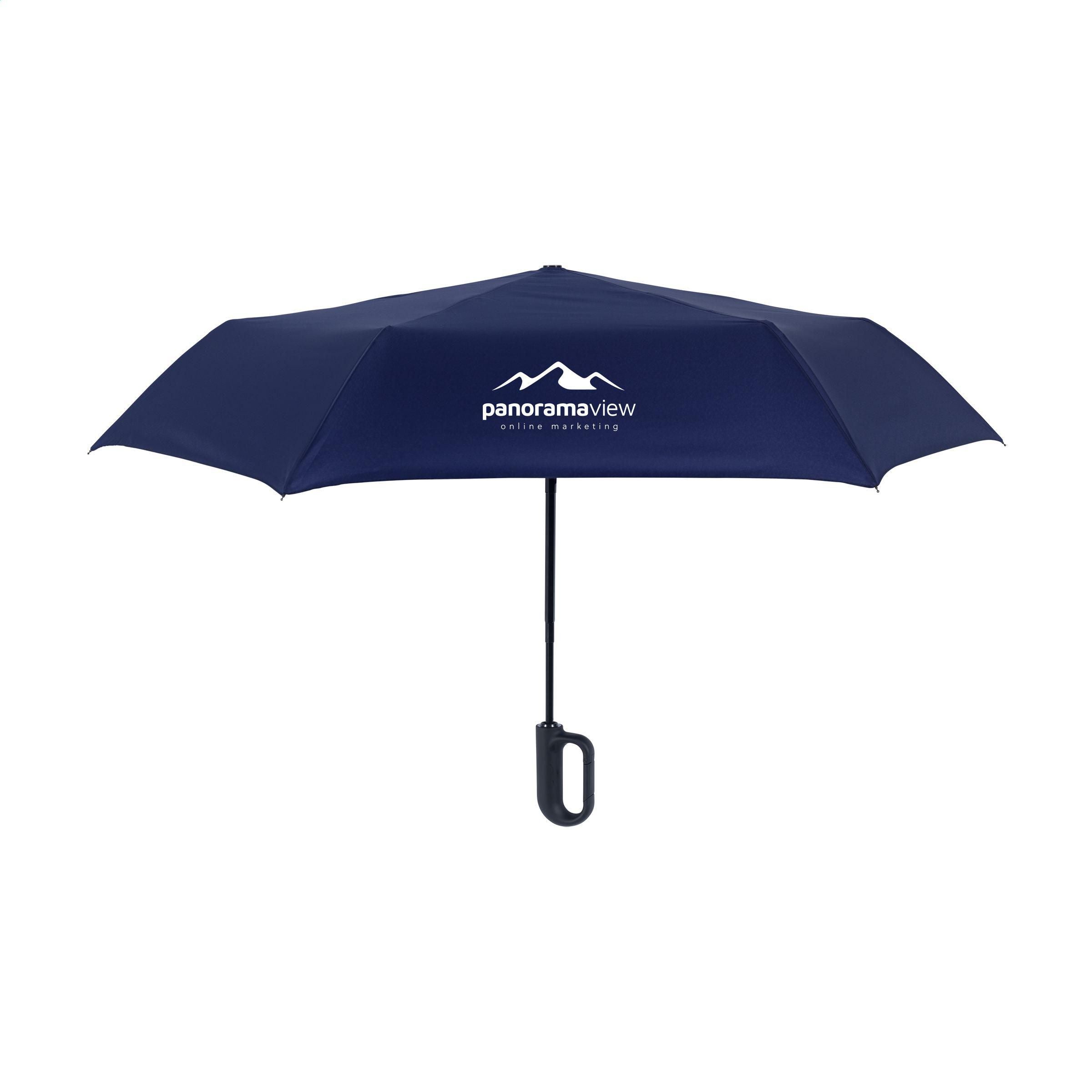 Carabiner Rcs Rpet Foldable Umbrella 21 Inch