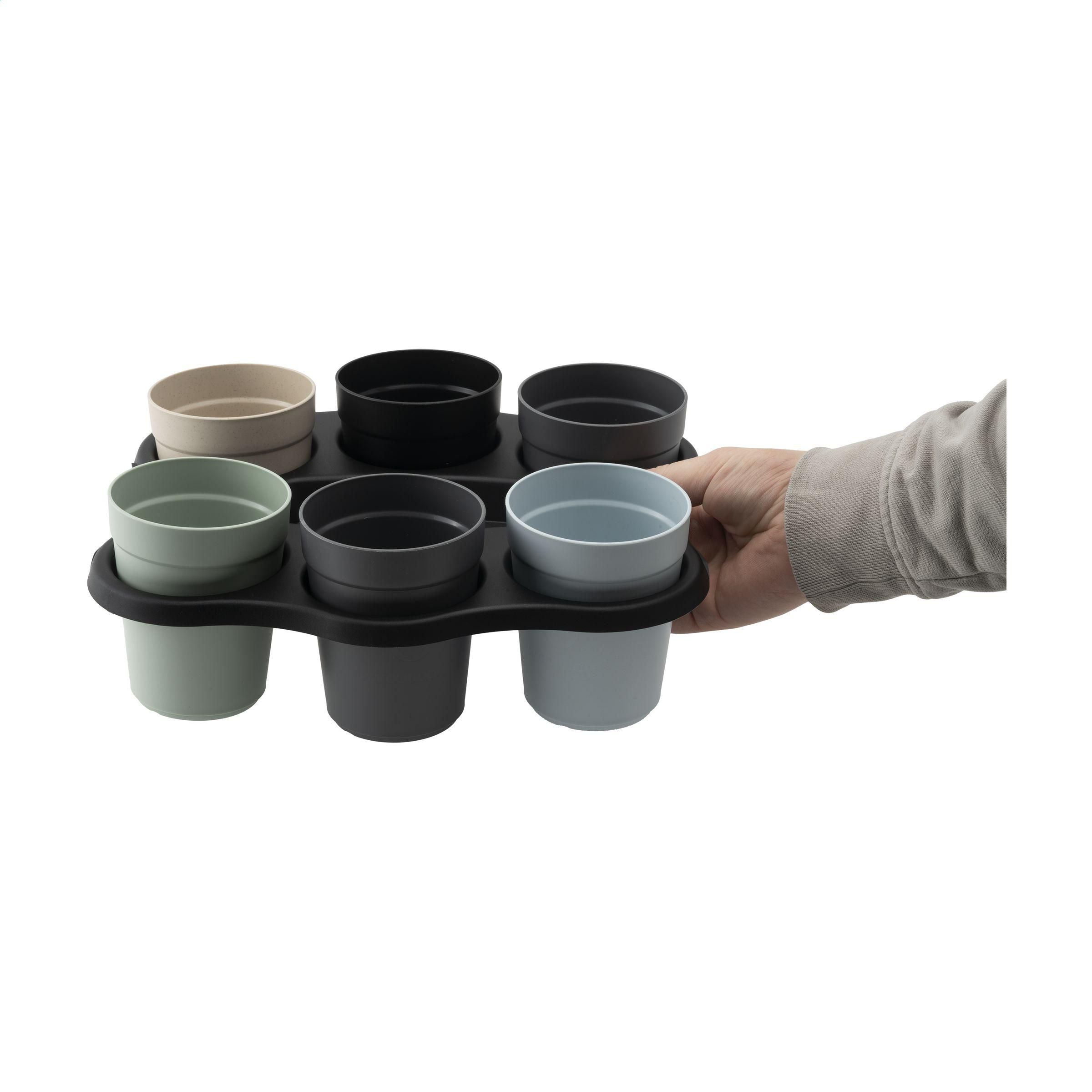 Circulcup Coffee Cup Tray 6-Hole Ø 8 Cm