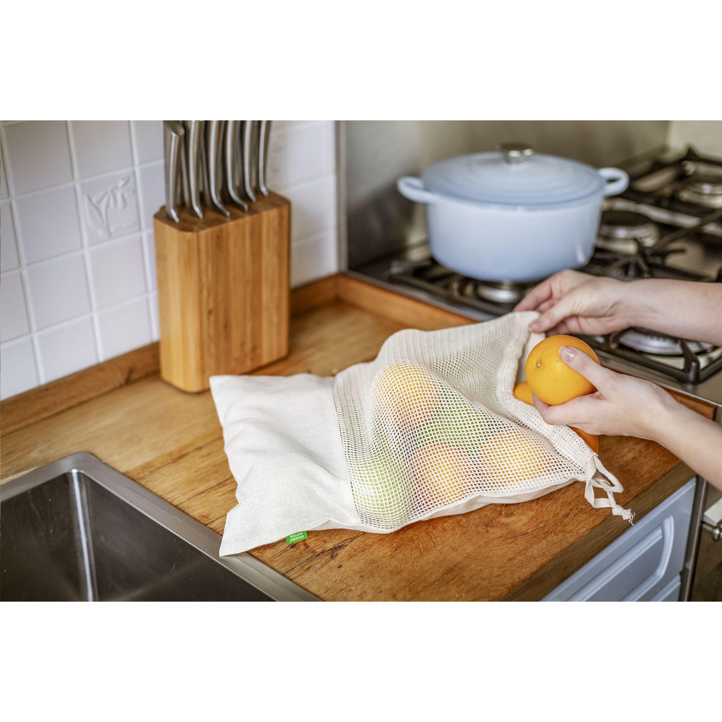 Natura Organic Mesh Bag (120 G/M²) Fruit Bag