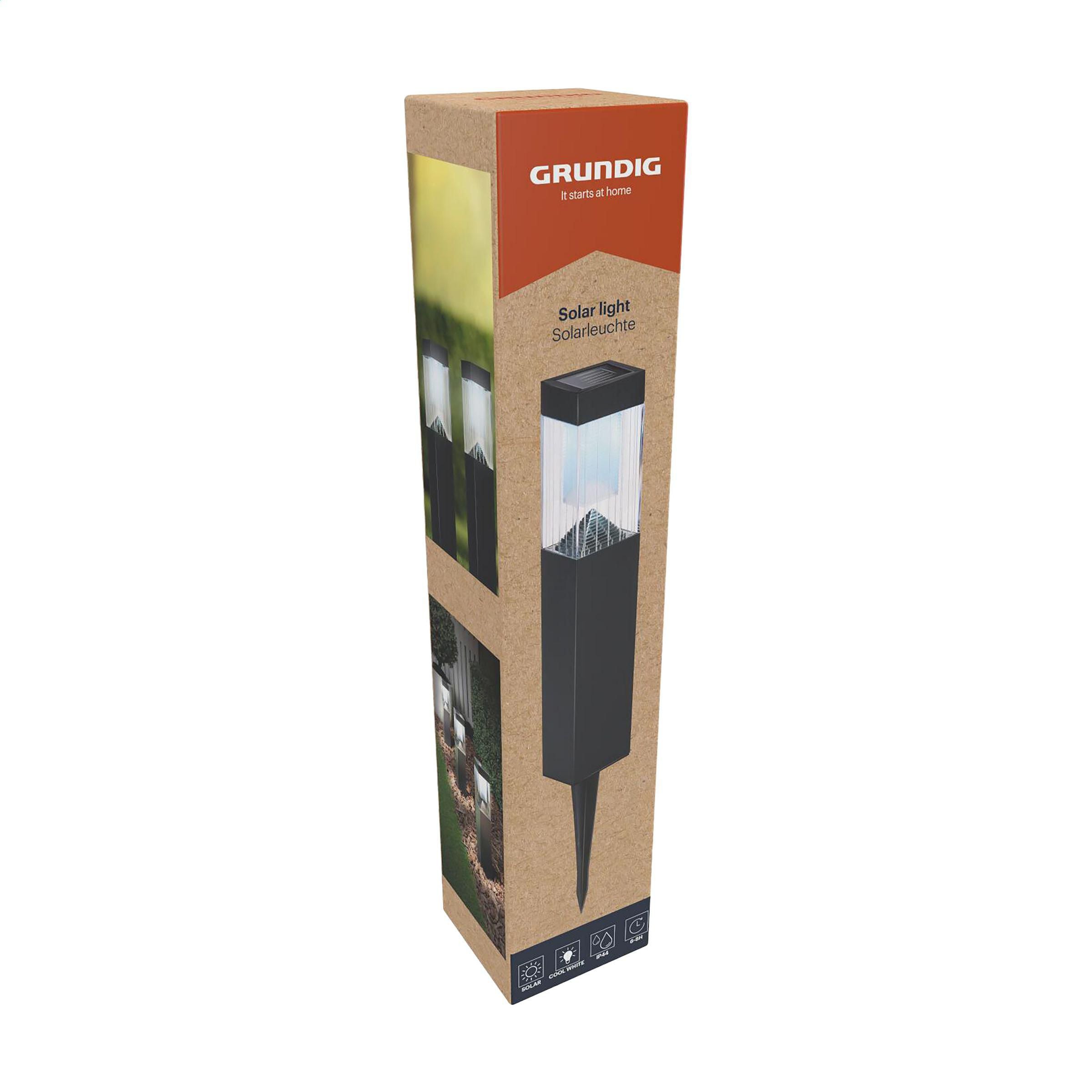 Grundig Solar Square Garden Led-Light Cool White