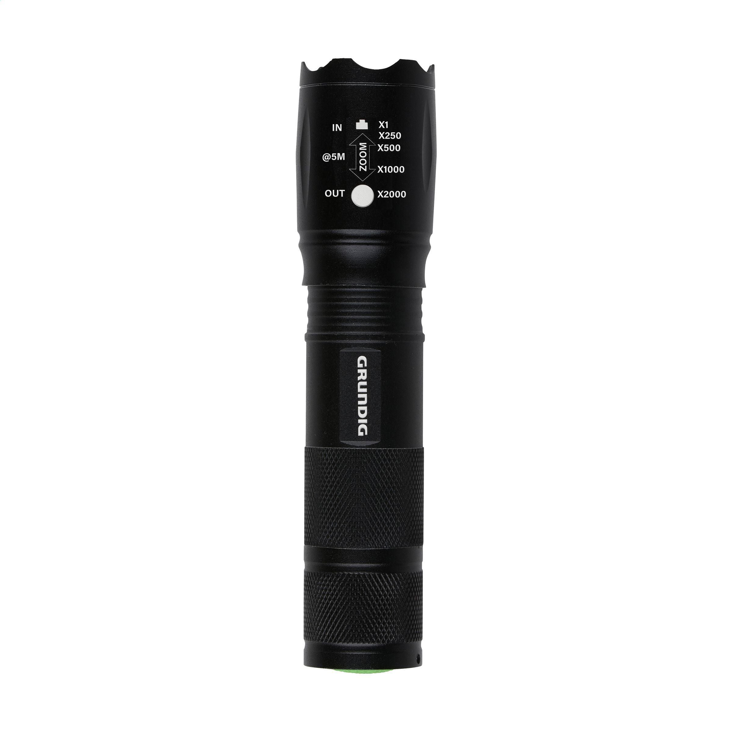 Grundig 1W Led-Torch Zoom Flashlight