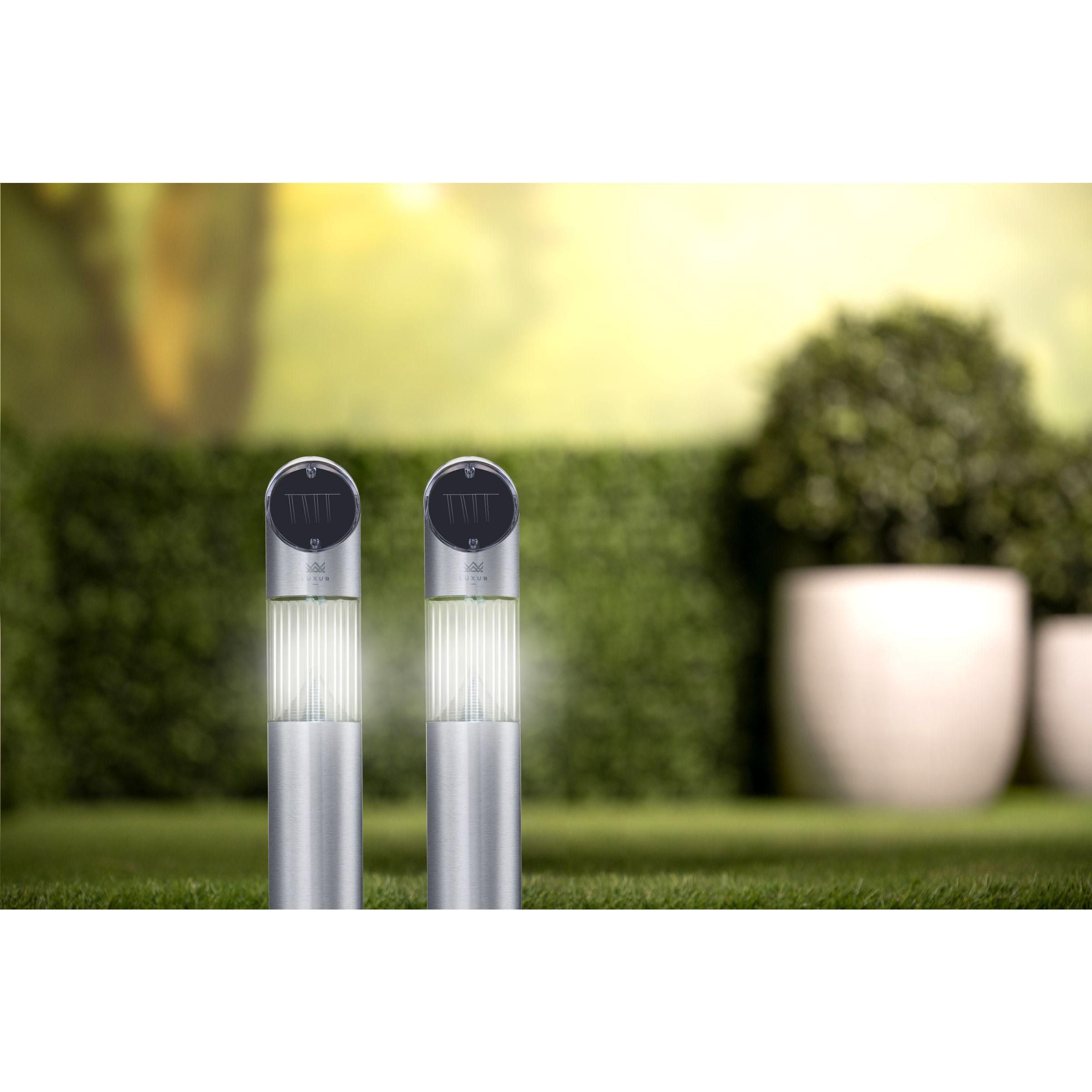 Grundig Solar Stainless Steel Garden Led-Light