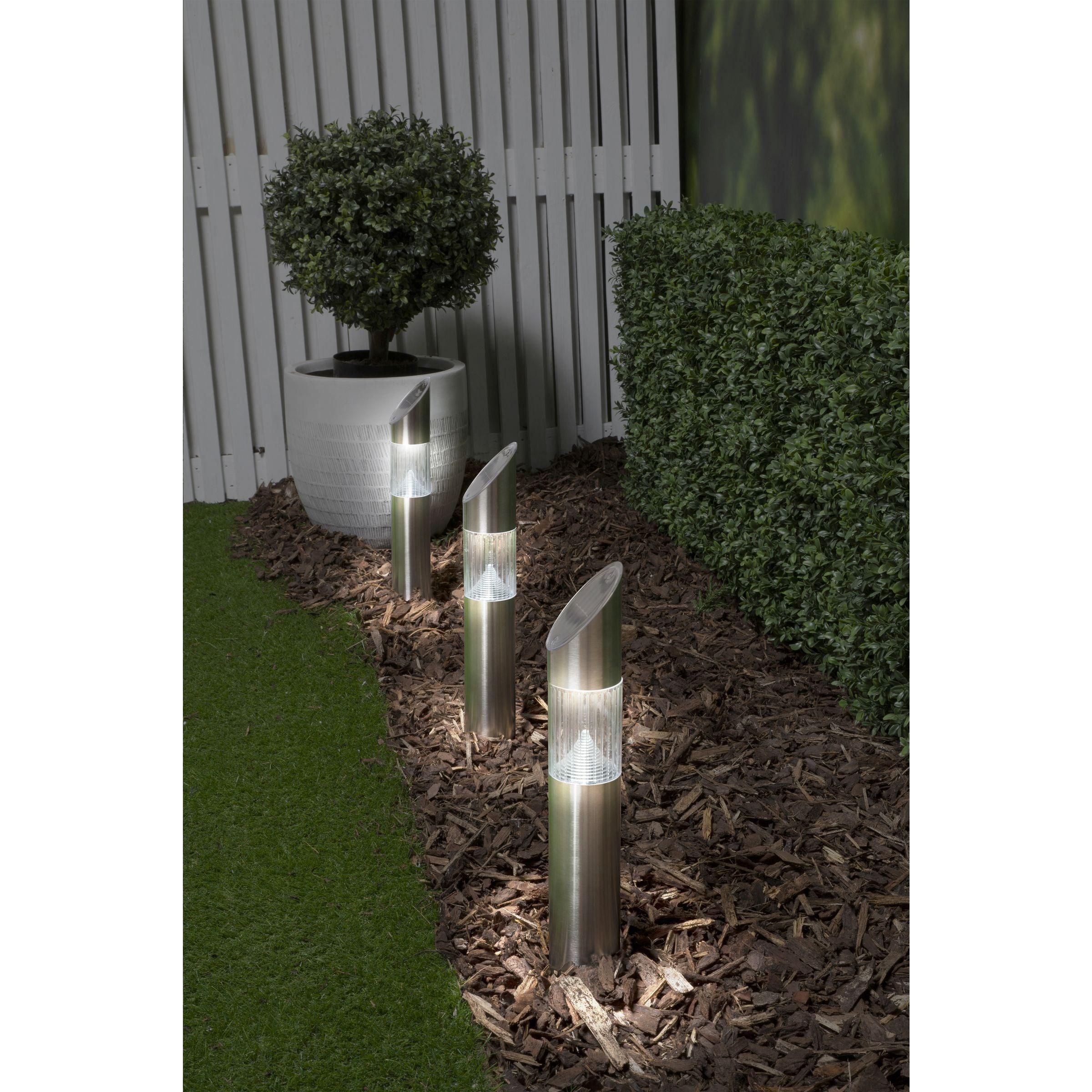 Grundig Solar Stainless Steel Garden Led-Light