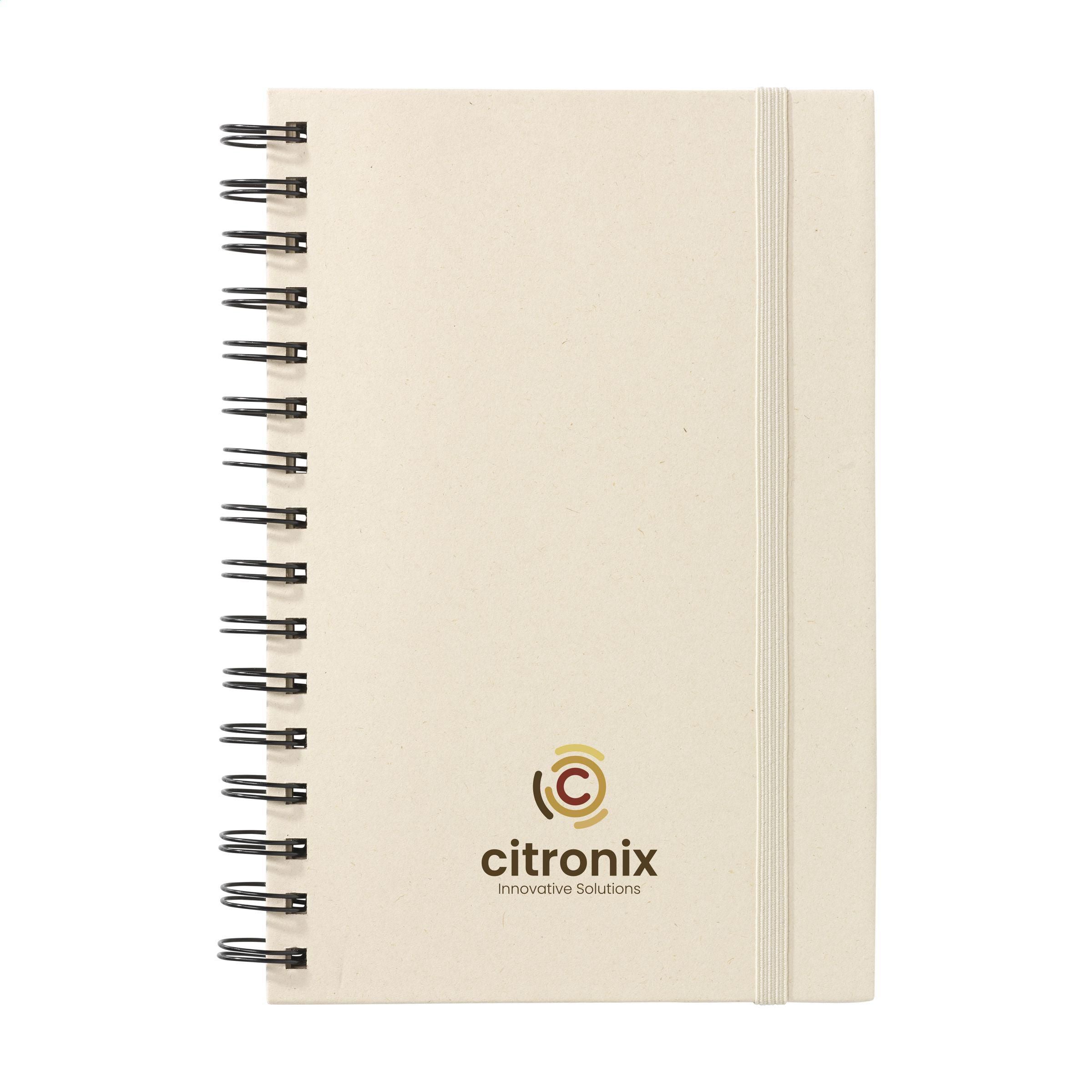 Sugarcane Bagasse Spiral Paper Notebook A5