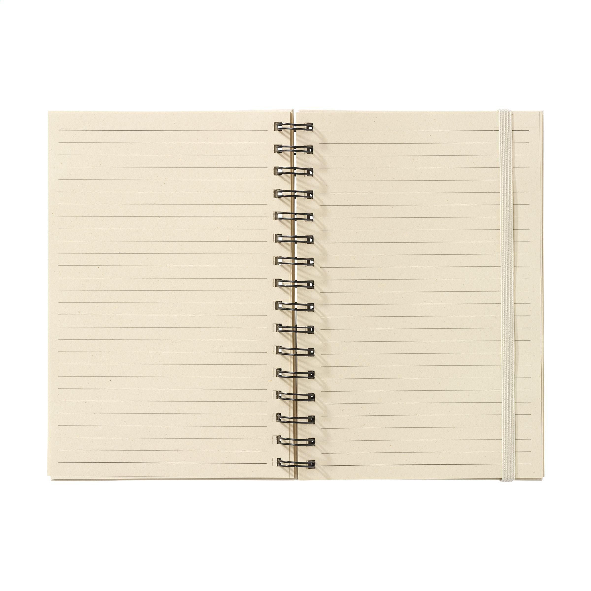Sugarcane Bagasse Spiral Paper Notebook A5