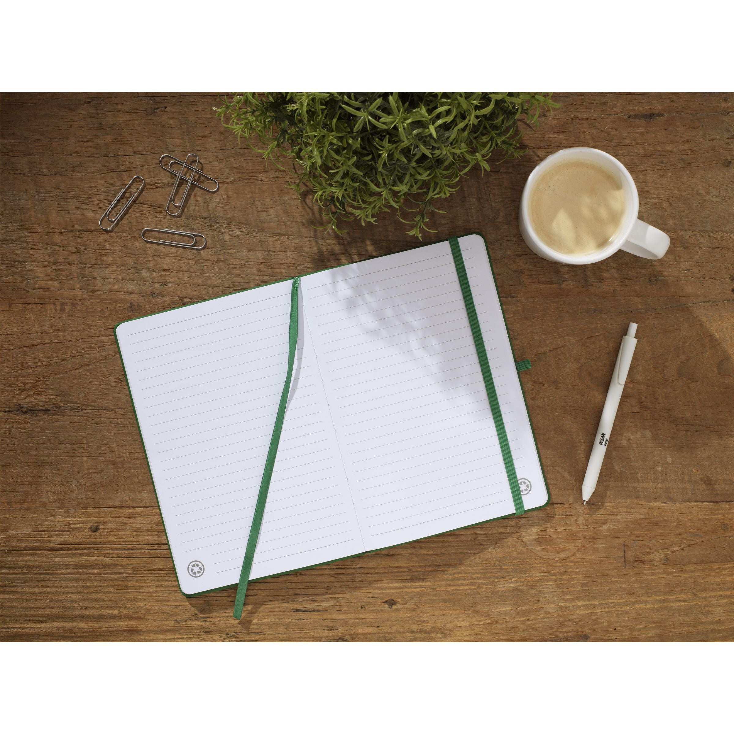 Recycled Grs Pu Paper Notebook A5