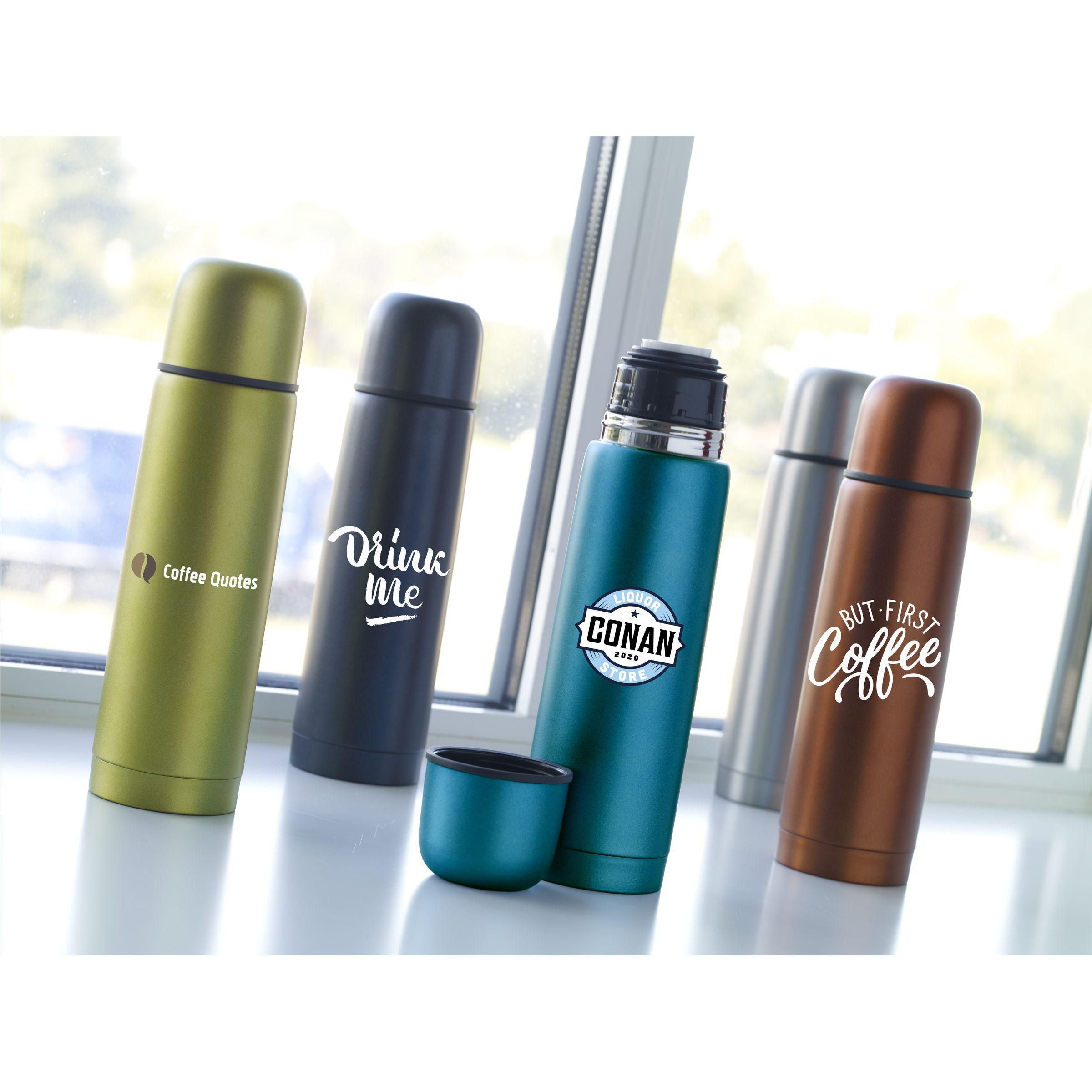 Frosted Bottle Rcs Recycled Steel 500 Ml Thermo Bottle