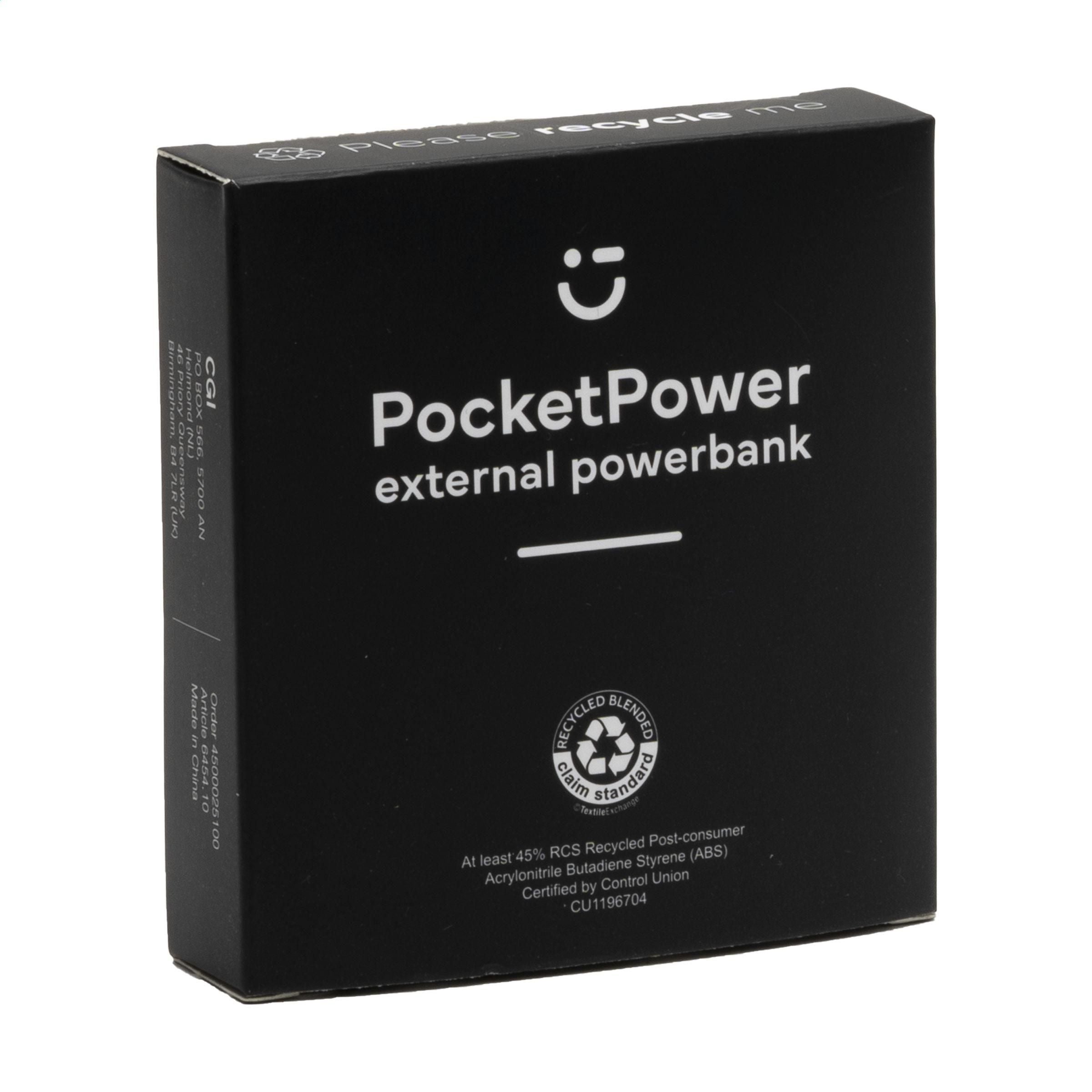 Pocketpower 5000 Rcs Recycled Powerbank Charger