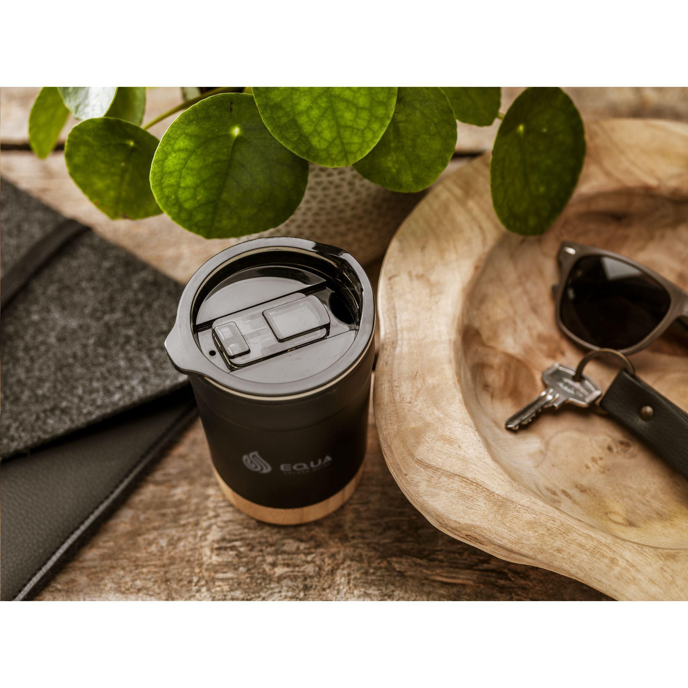 Kobe Bamboo Rcs Recycled Steel 350 Ml Coffee Cup