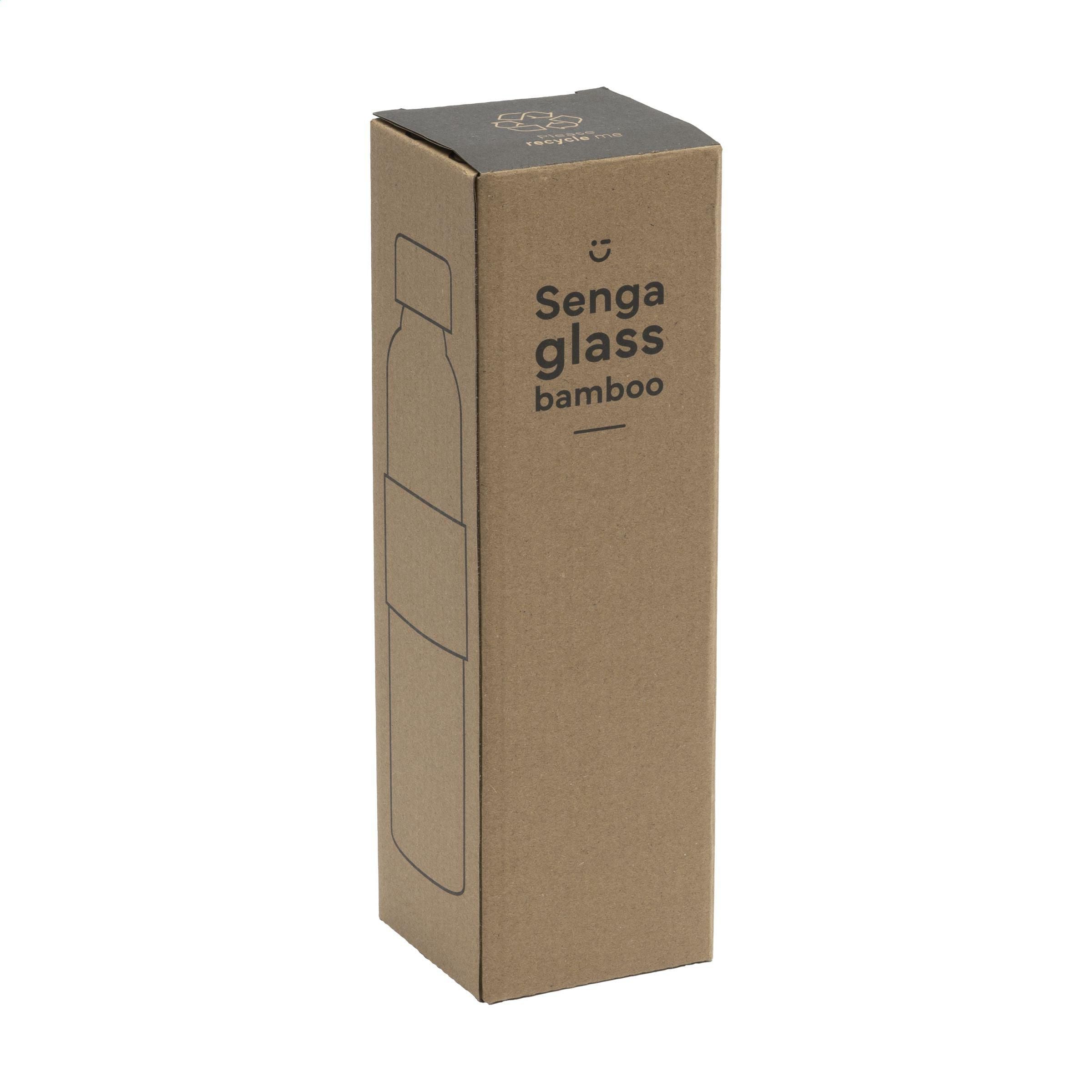 Senga Glass Bamboo 500 Ml Drinking Bottle